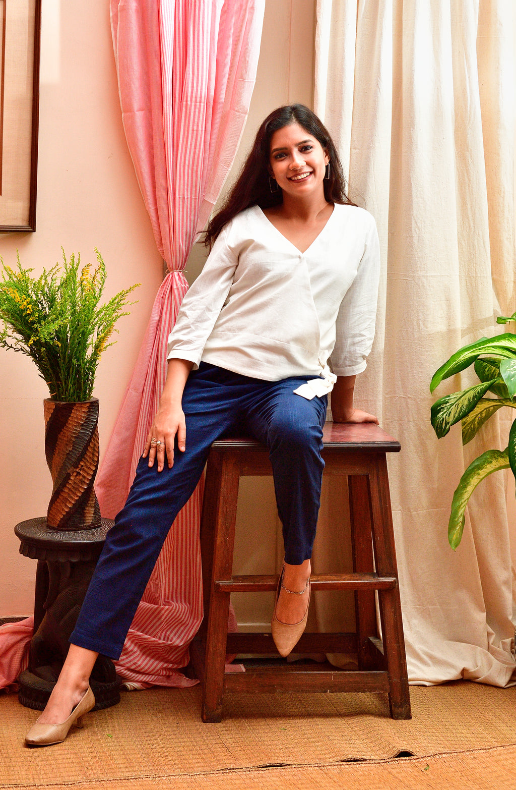 Girija - handloom cotton top image 1