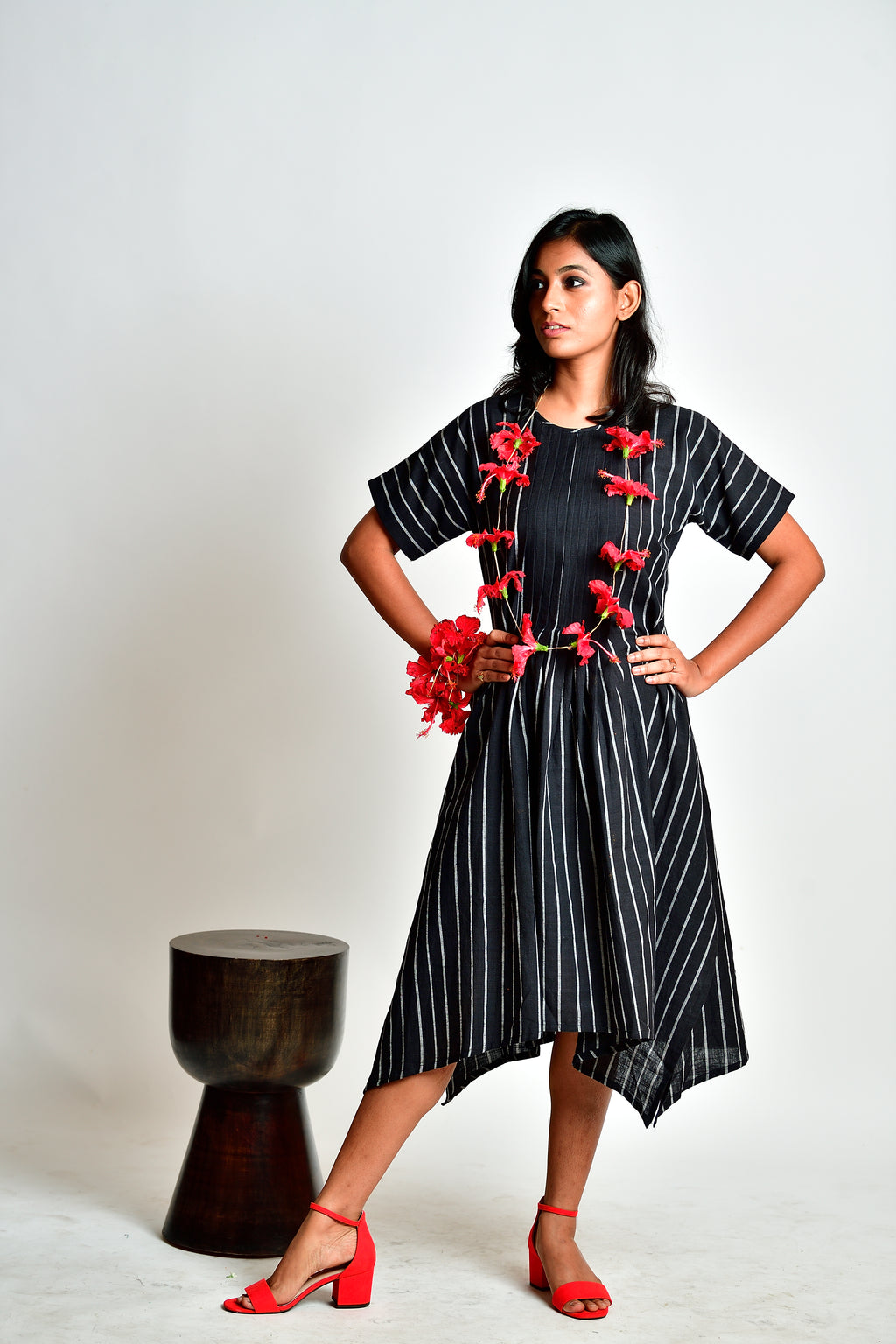 Aadya - handloom cotton dress image 3