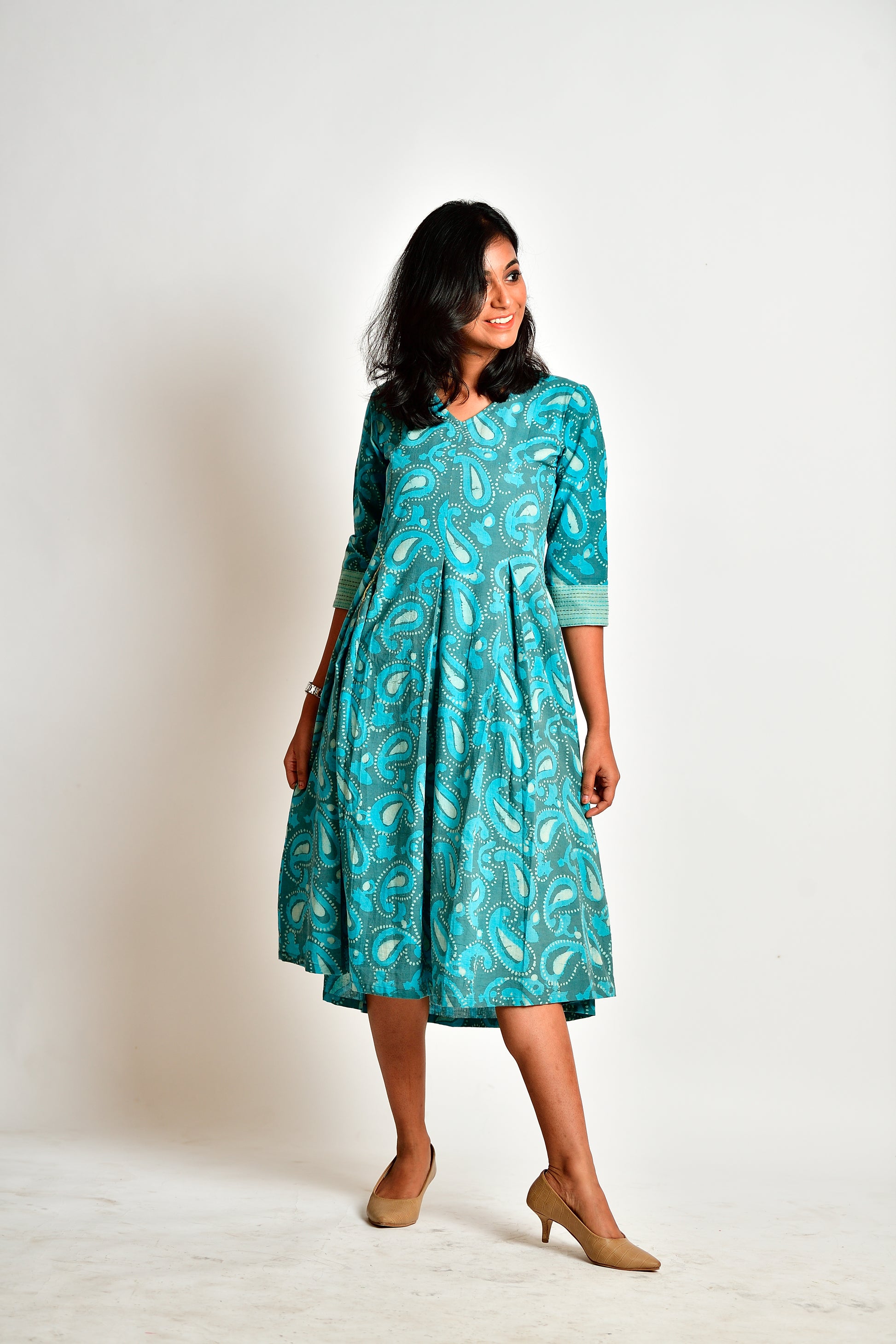Barkha - Handblock printed dress image 5