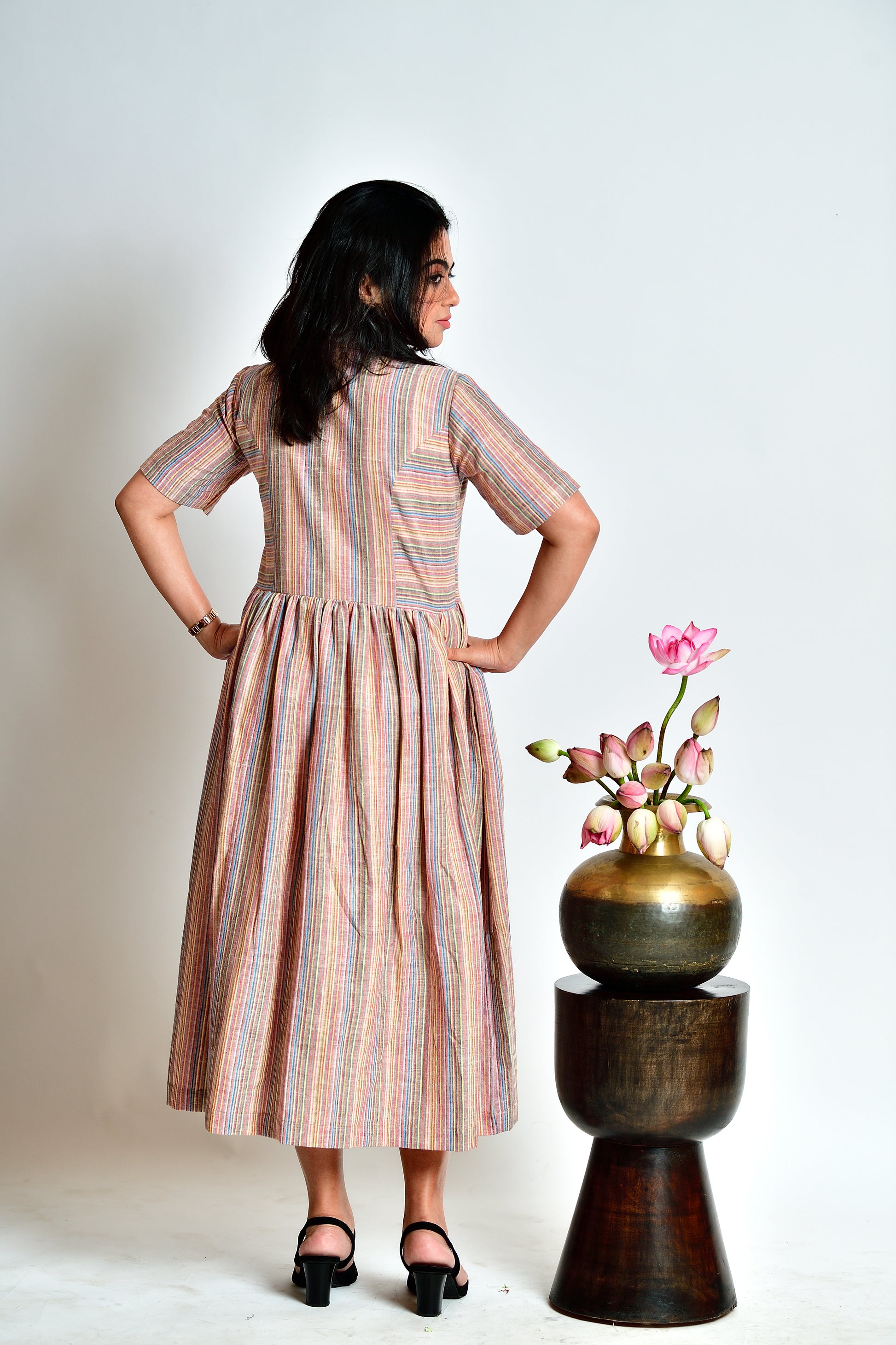 Sadhana - handloom cotton dress image 5