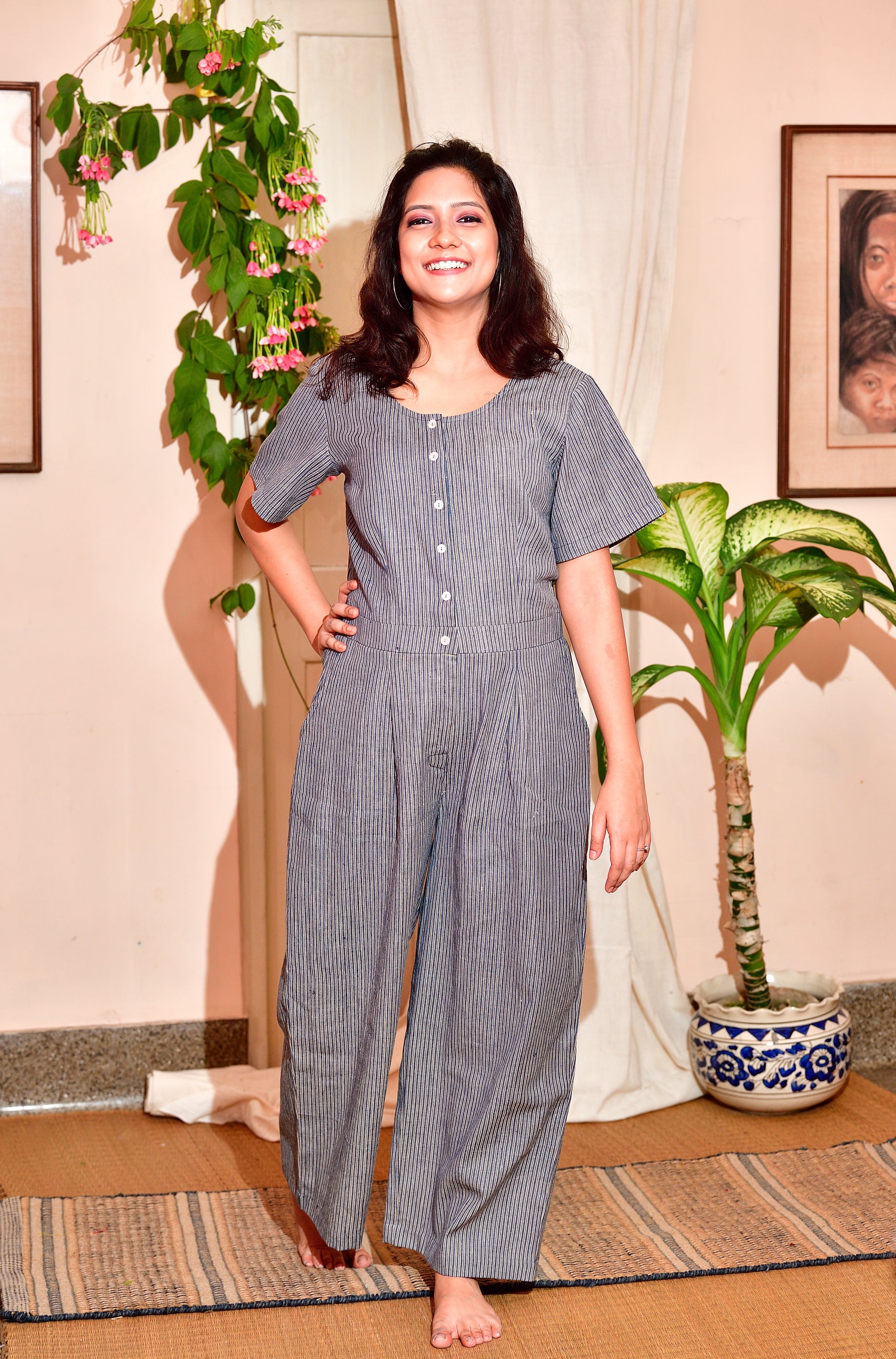 Campa - handwoven cotton jumpsuit image 3