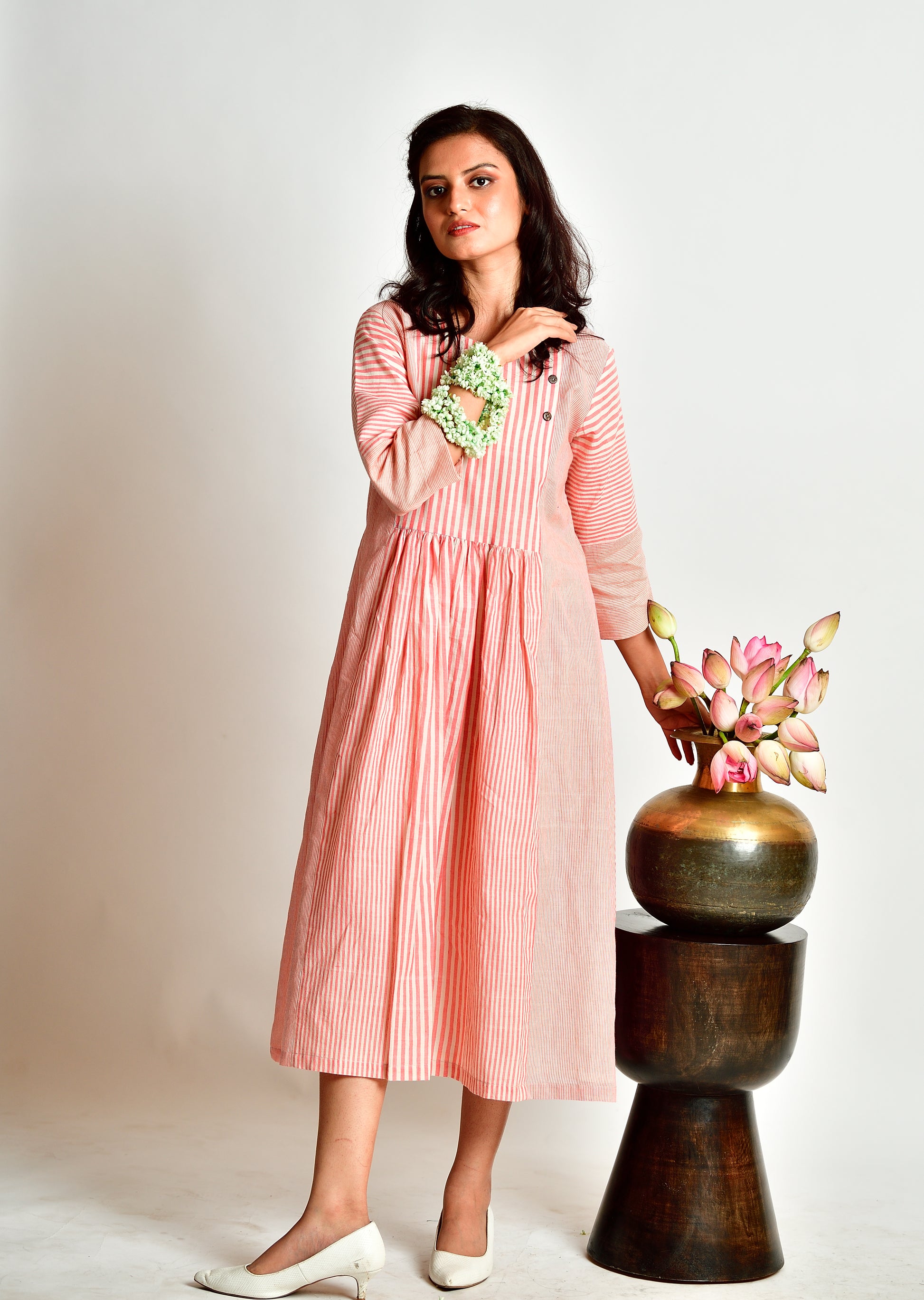 Ananya - handloom cotton dress image 0