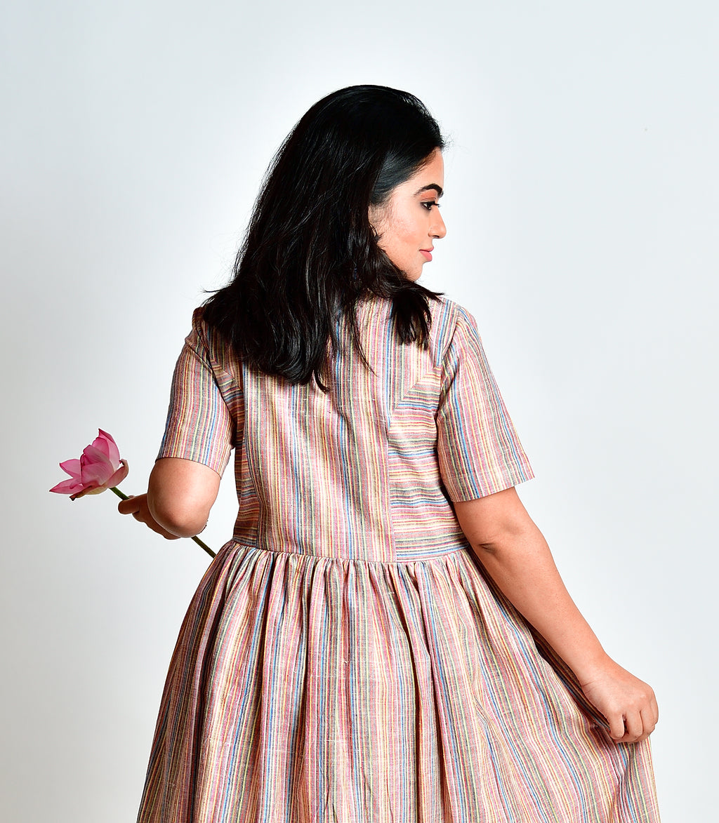 Sadhana - handloom cotton dress image 4