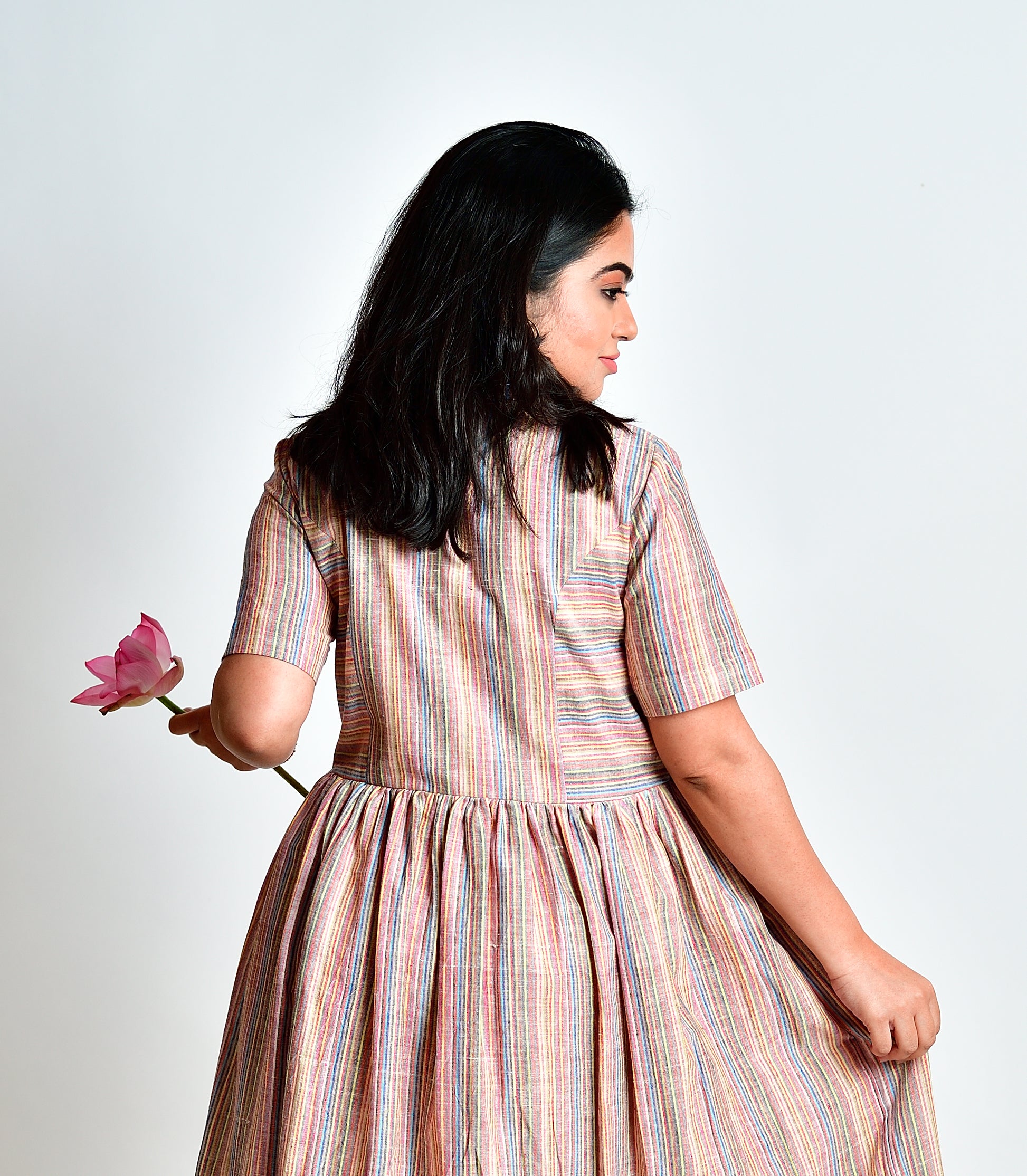 Sadhana - handloom cotton dress image 4