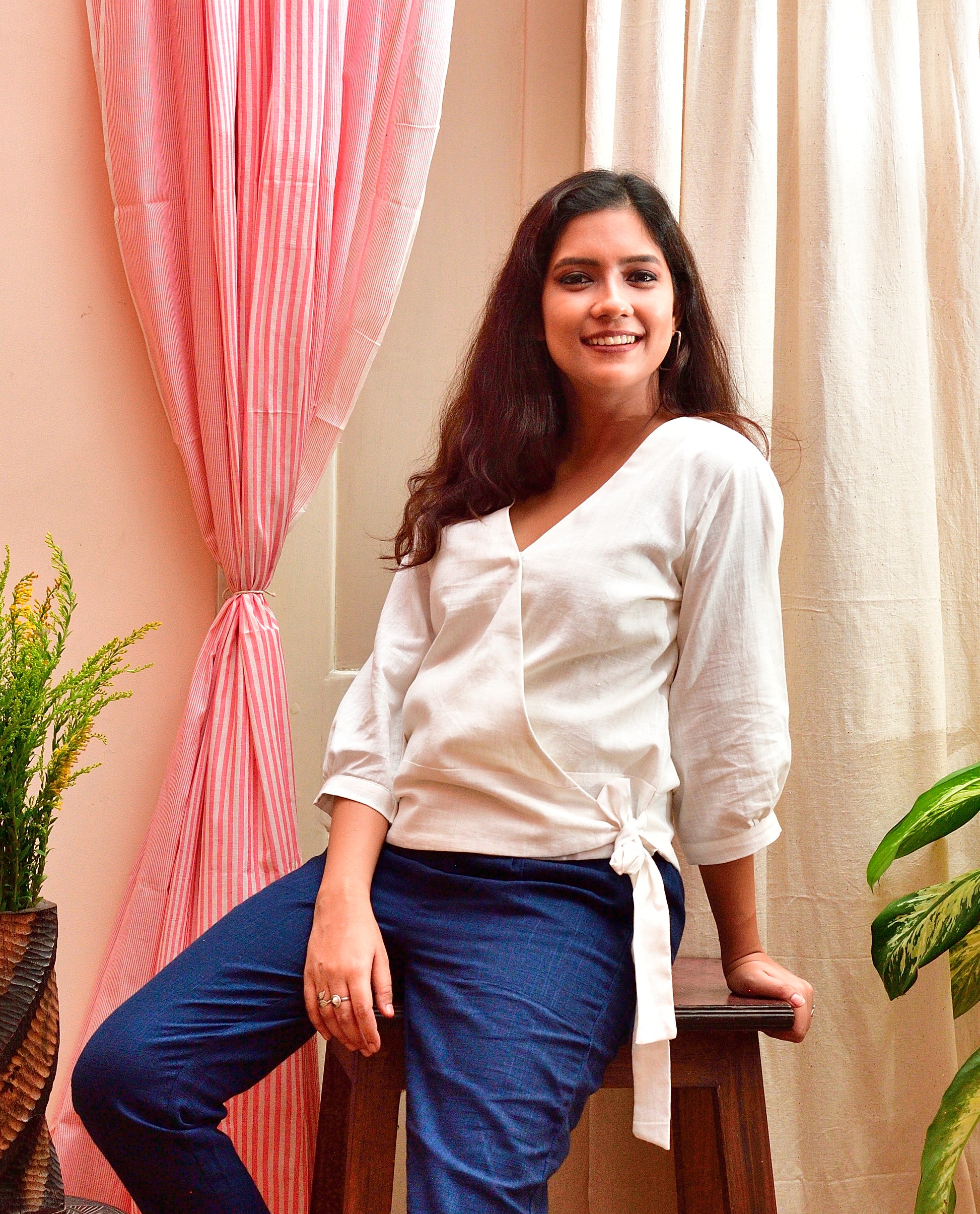 Girija - handloom cotton top image 0