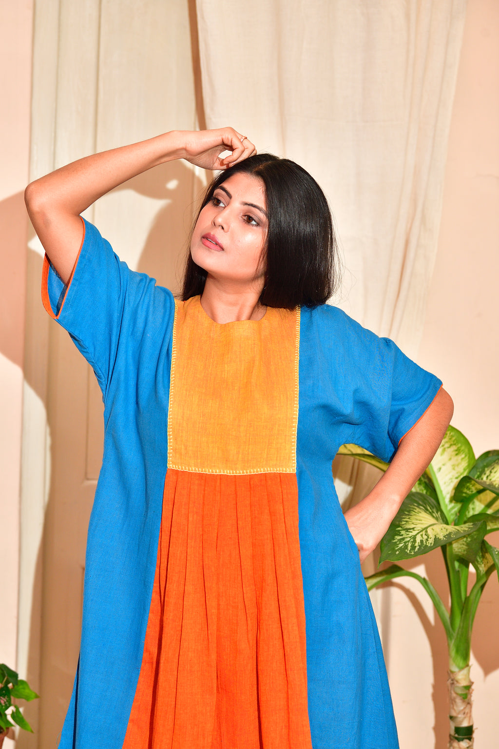 Rasna - Handloom cotton dress image 4