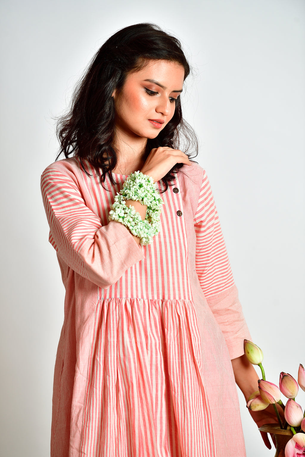 Ananya - handloom cotton dress image 3