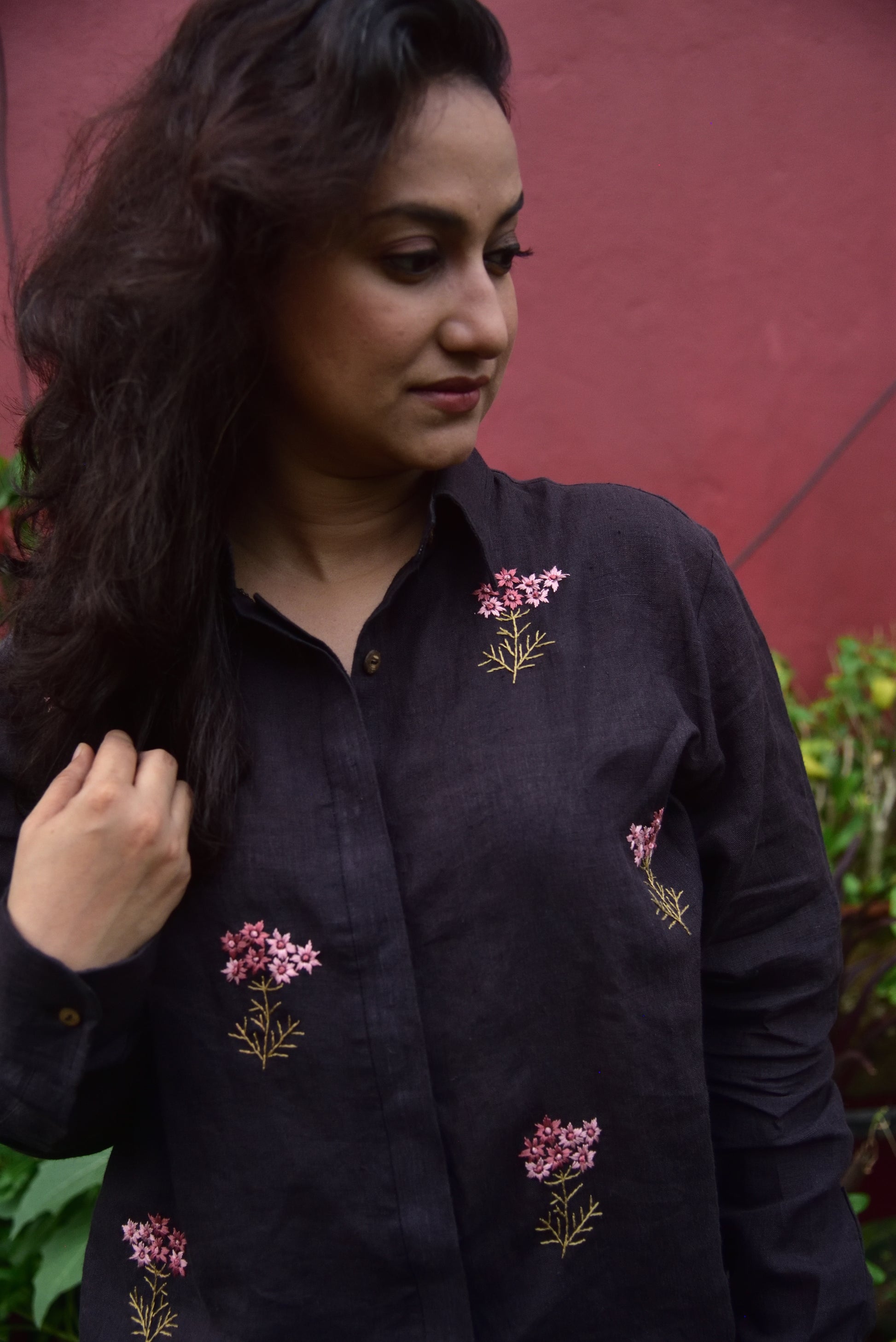 Sunkissed Peonies - Linen by linen shirts image 4