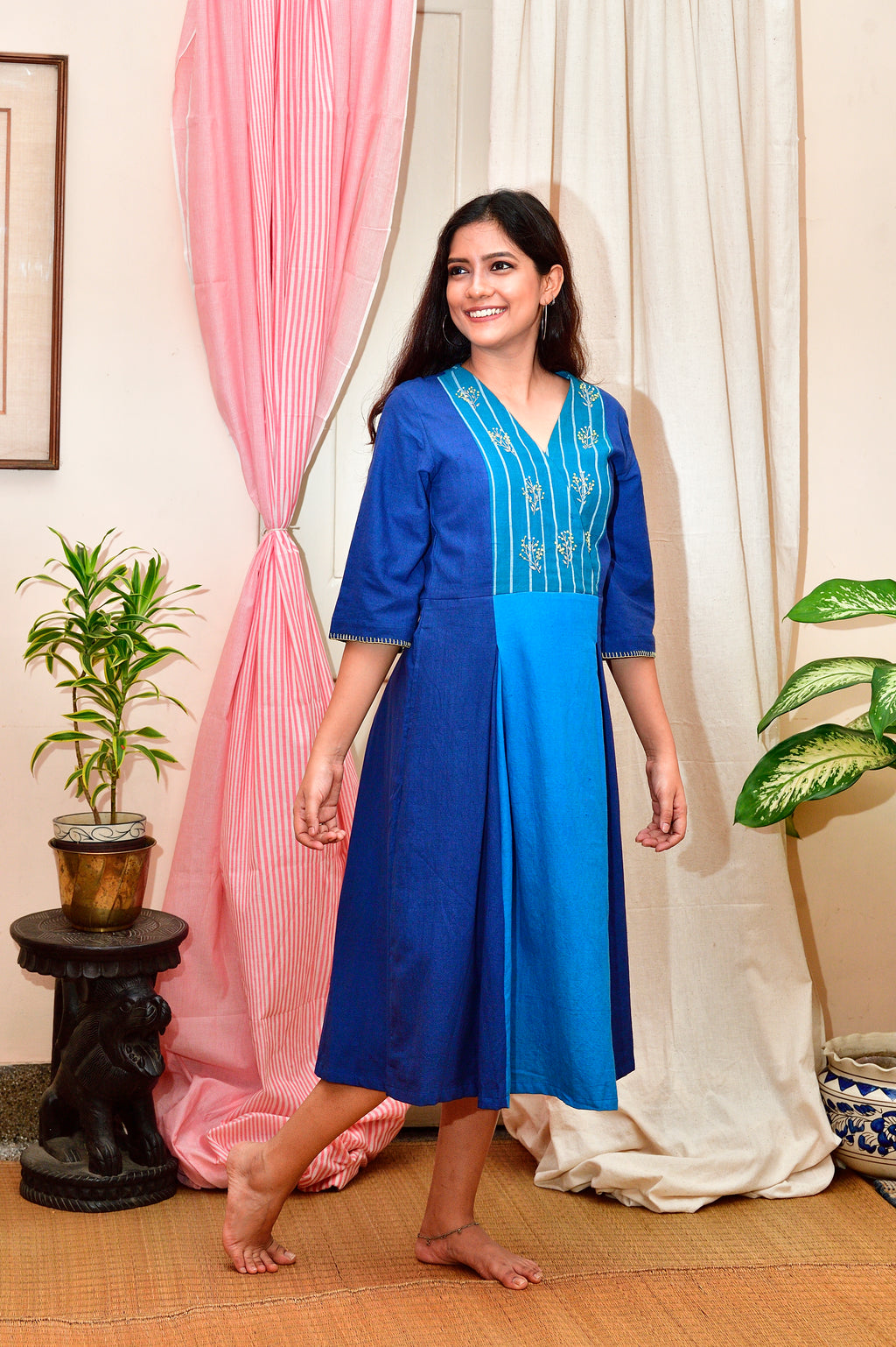 Maheswari - handloom cotton dress image 8