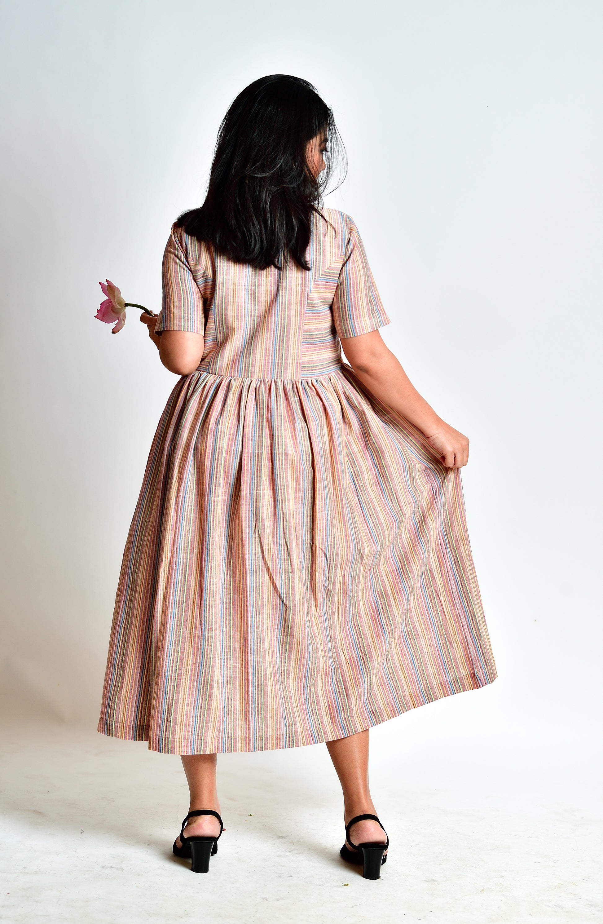 Sadhana - handloom cotton dress image 6