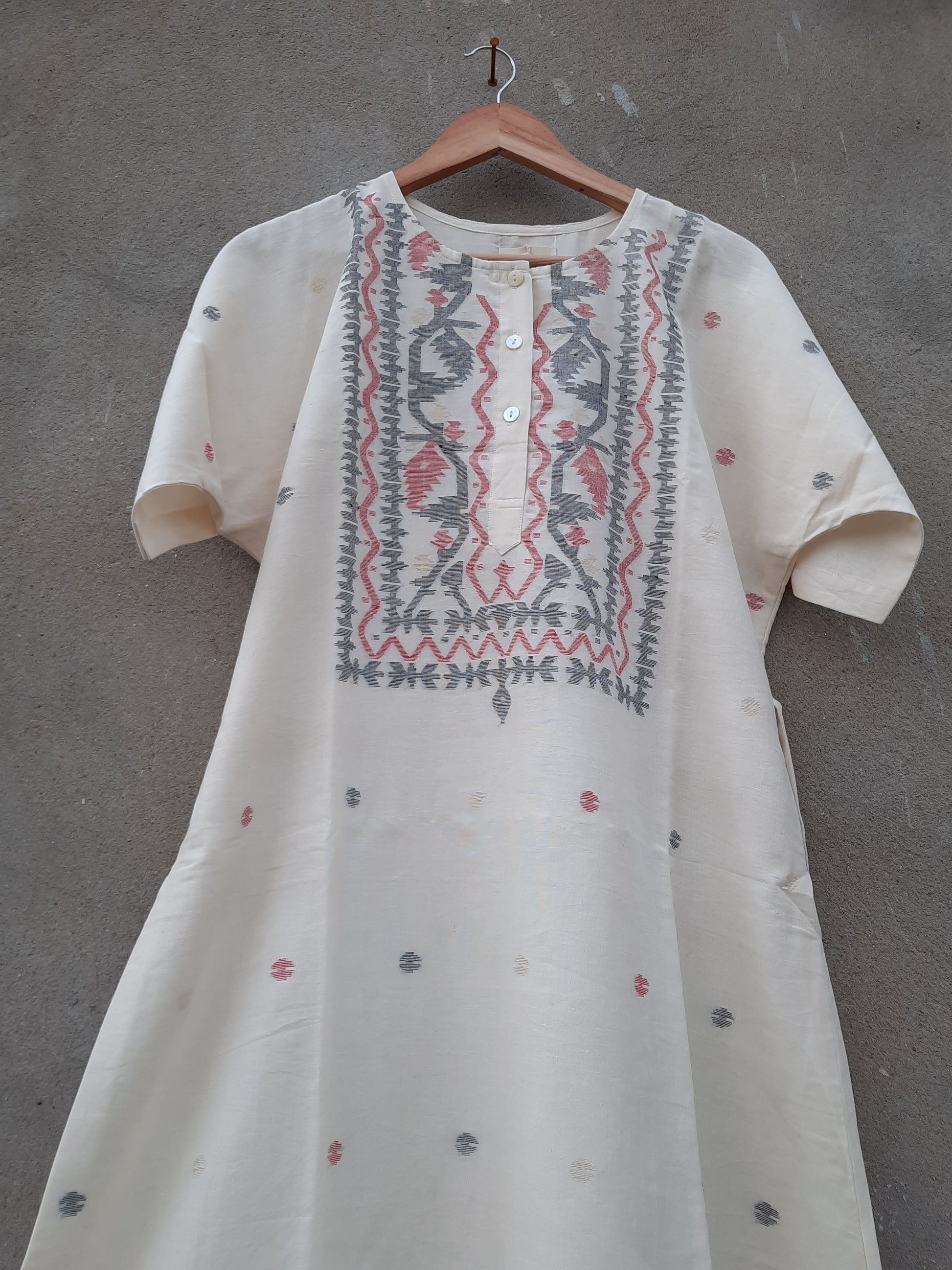Kimono dress - Ivory image 7