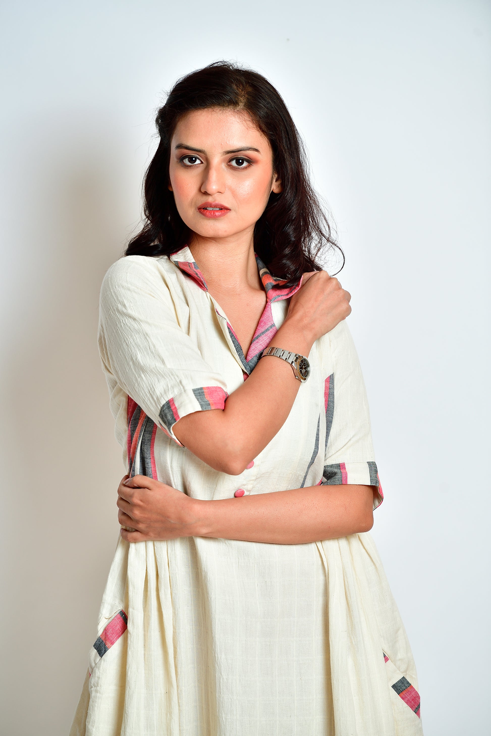 Nitya - handloom cotton dress image 8