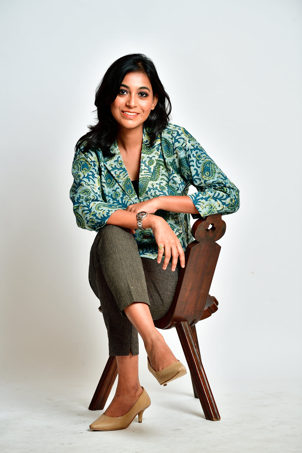 Aaronyak - cotton blazer - peisley image 2