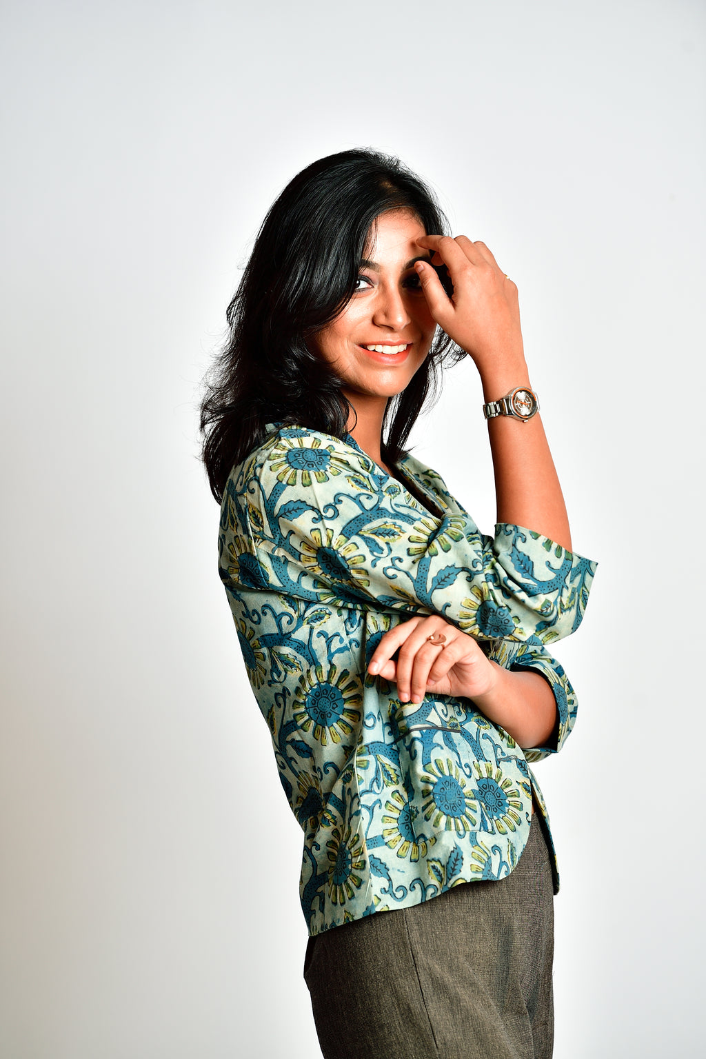 Aaronyak - cotton blazer - sunflower image 5