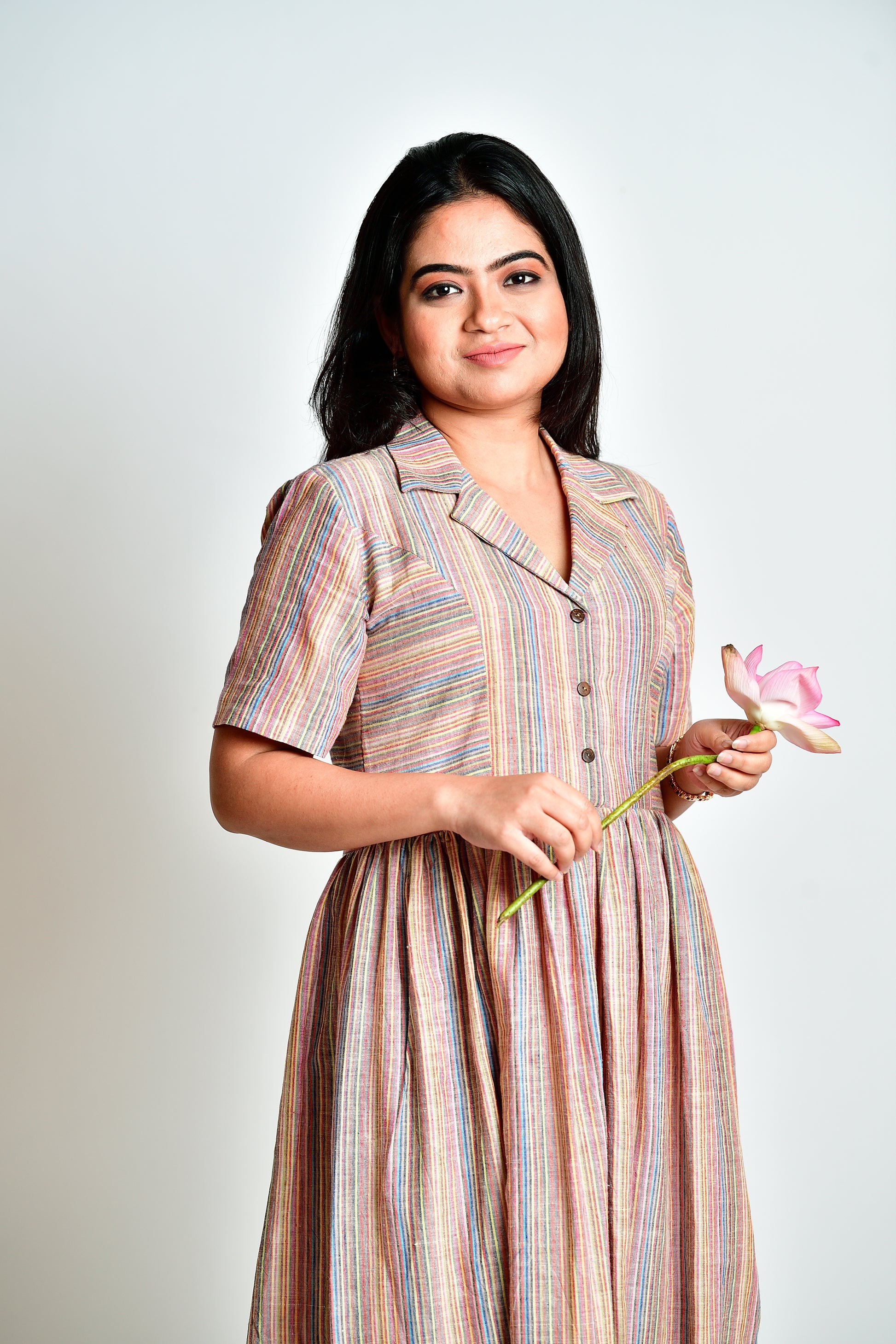 Sadhana - handloom cotton dress image 2