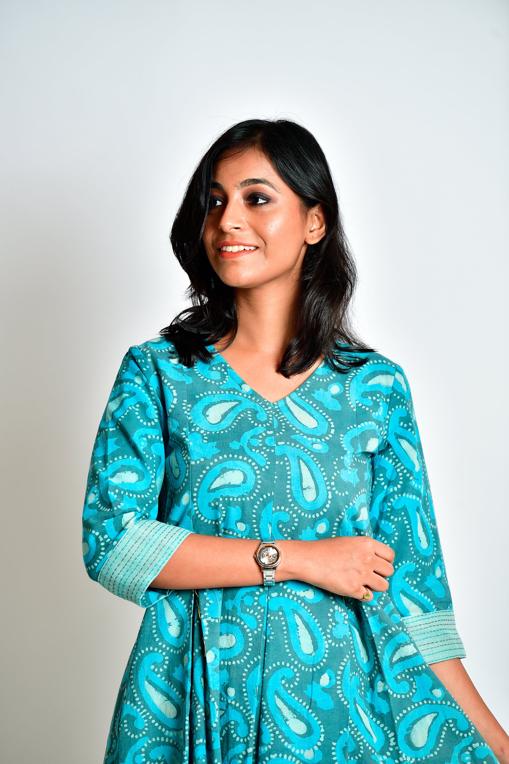 Barkha - Handblock printed dress image 10