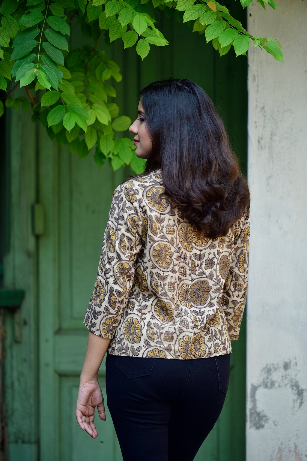 Aaronyak - cotton blazer - beige image 3