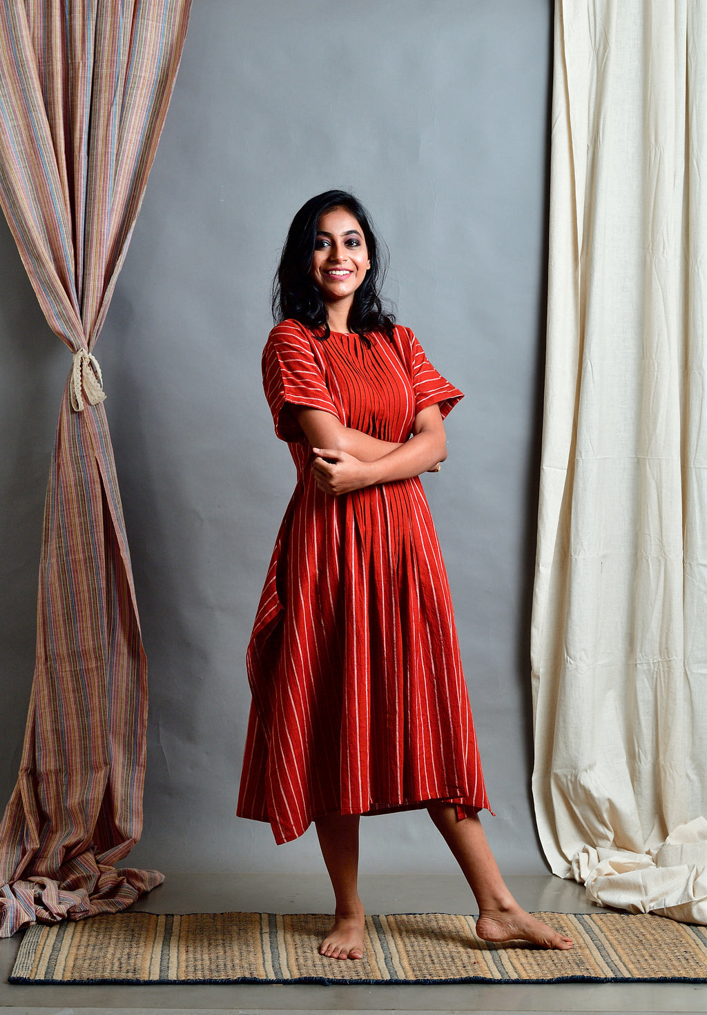 Kalyani - handloom cotton dress image 5