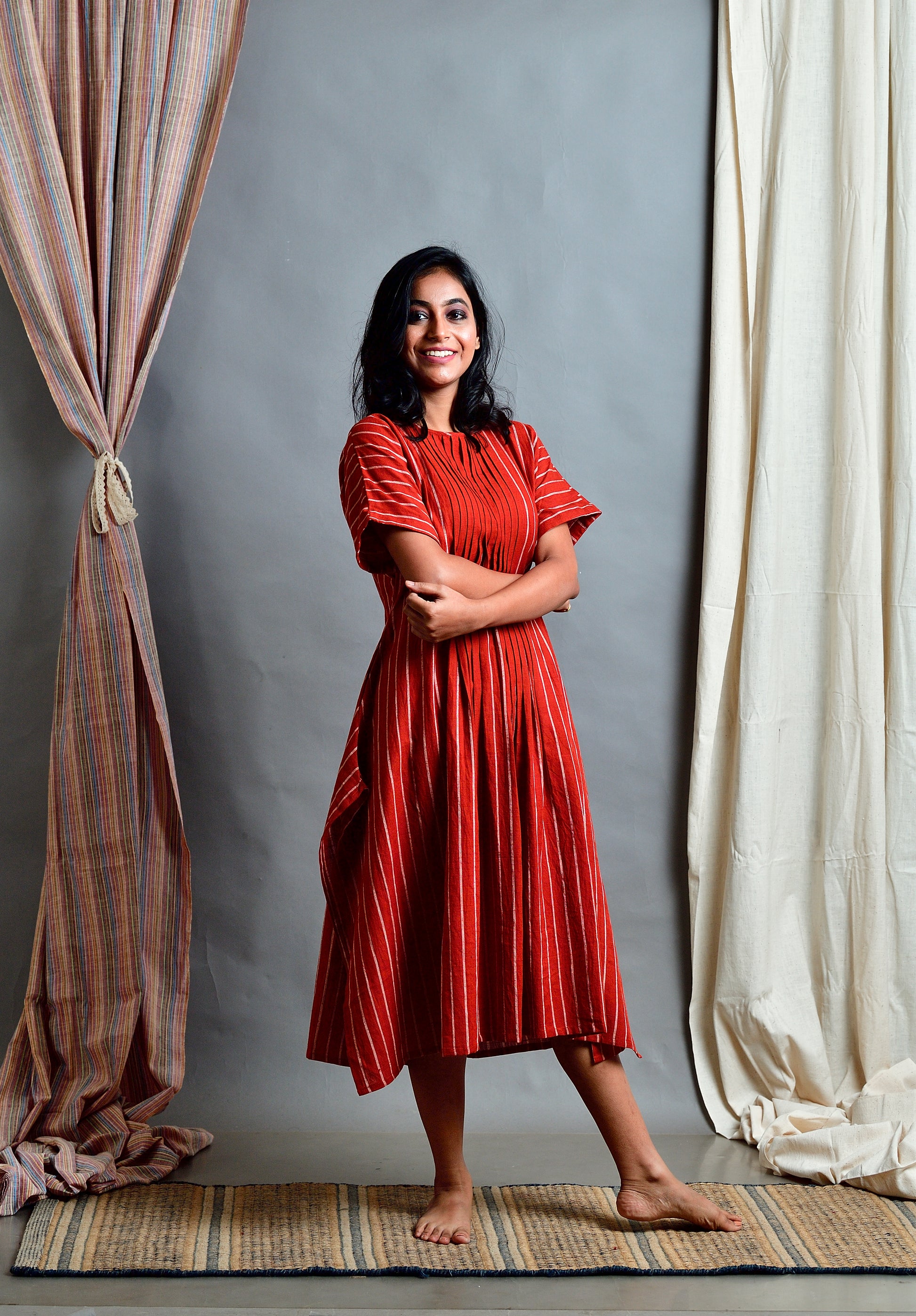 Kalyani - handloom cotton dress image 5