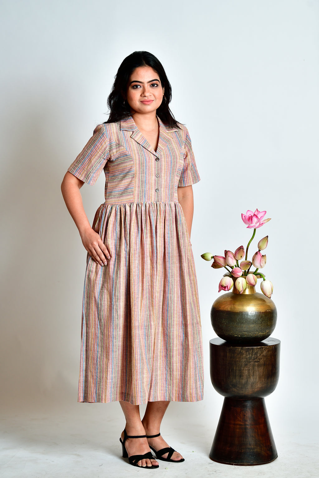 Sadhana - handloom cotton dress image 3