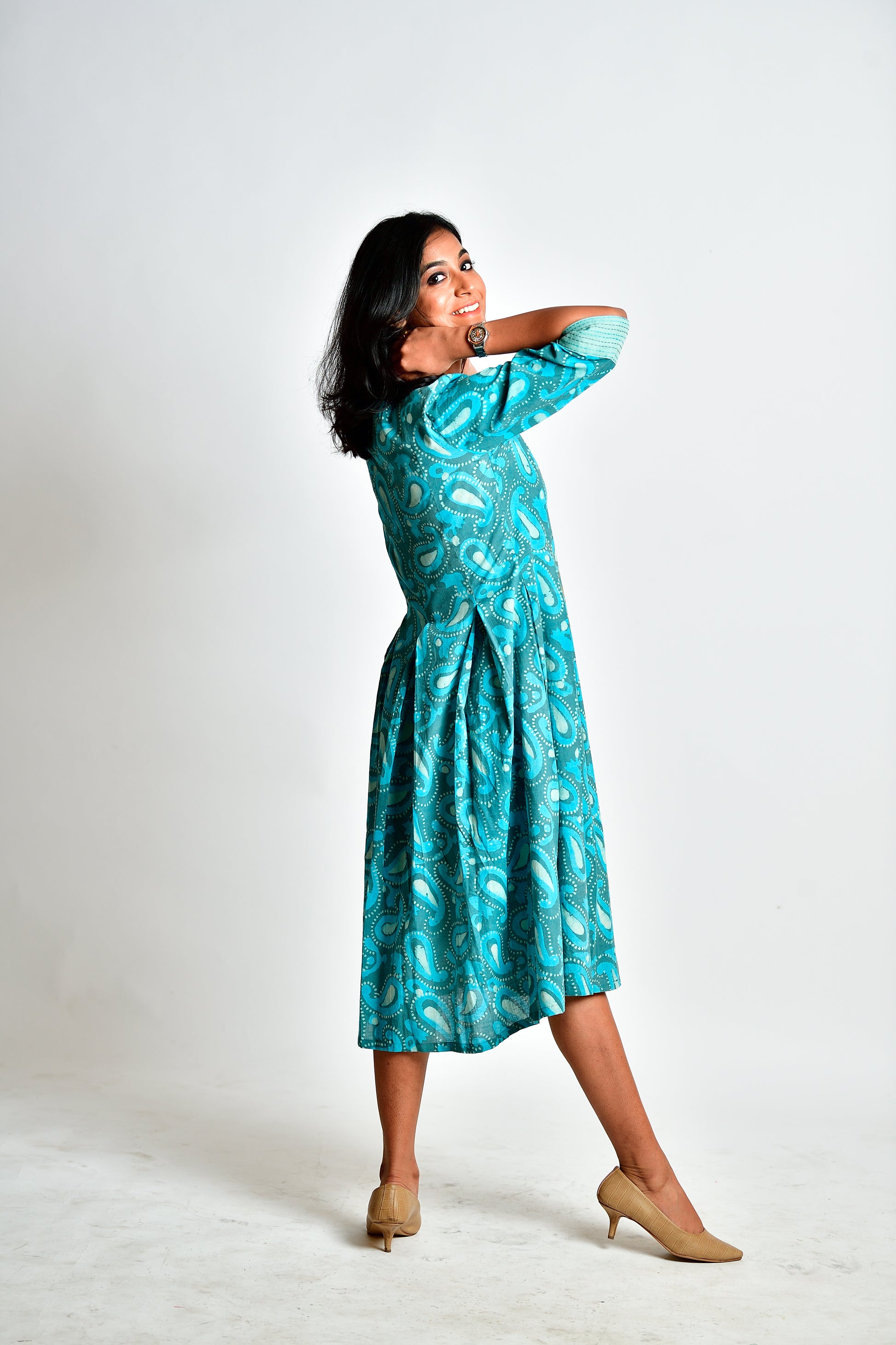 Barkha - Handblock printed dress image 7