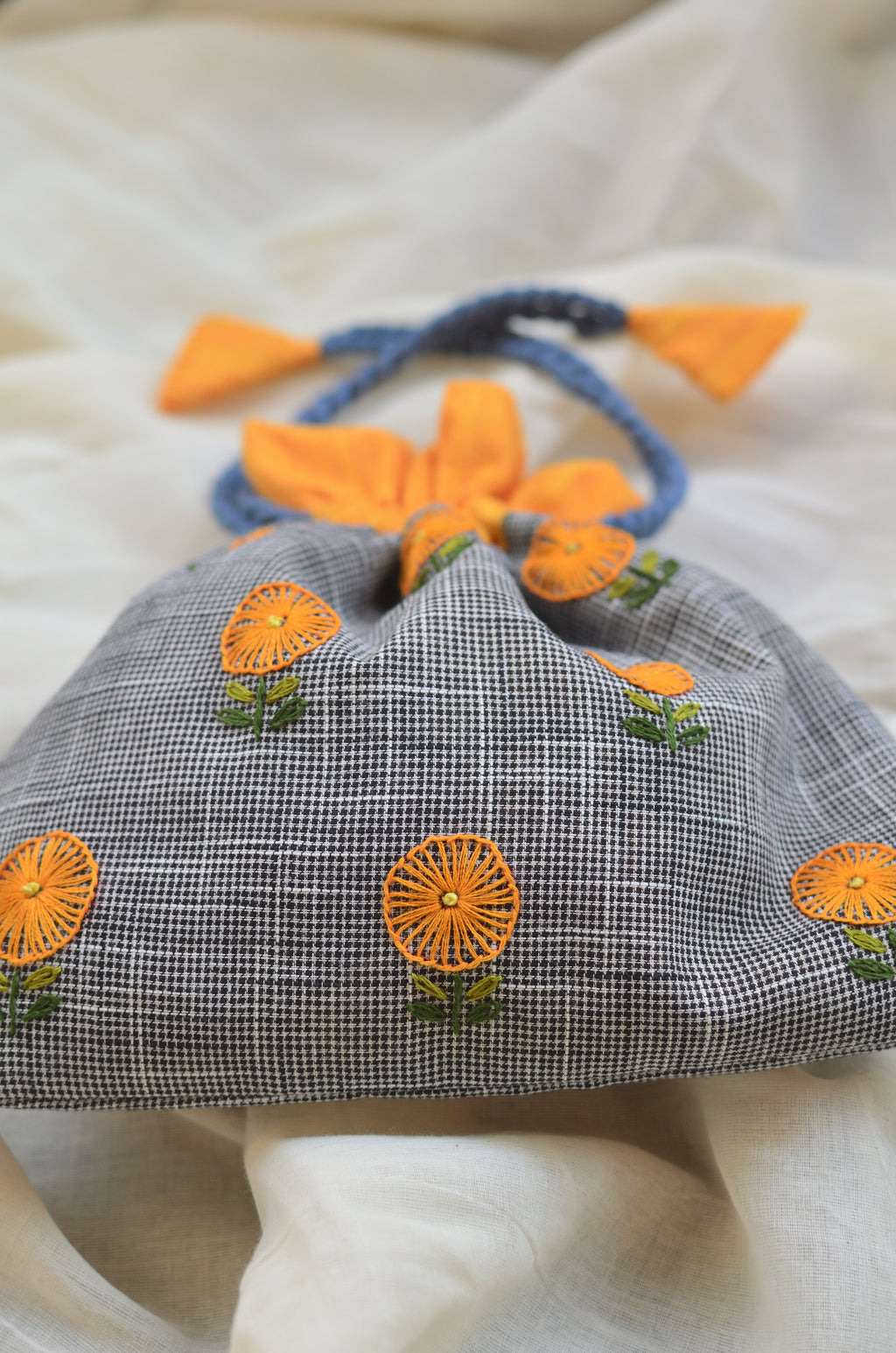 Marigolds - Cotton potli image 2