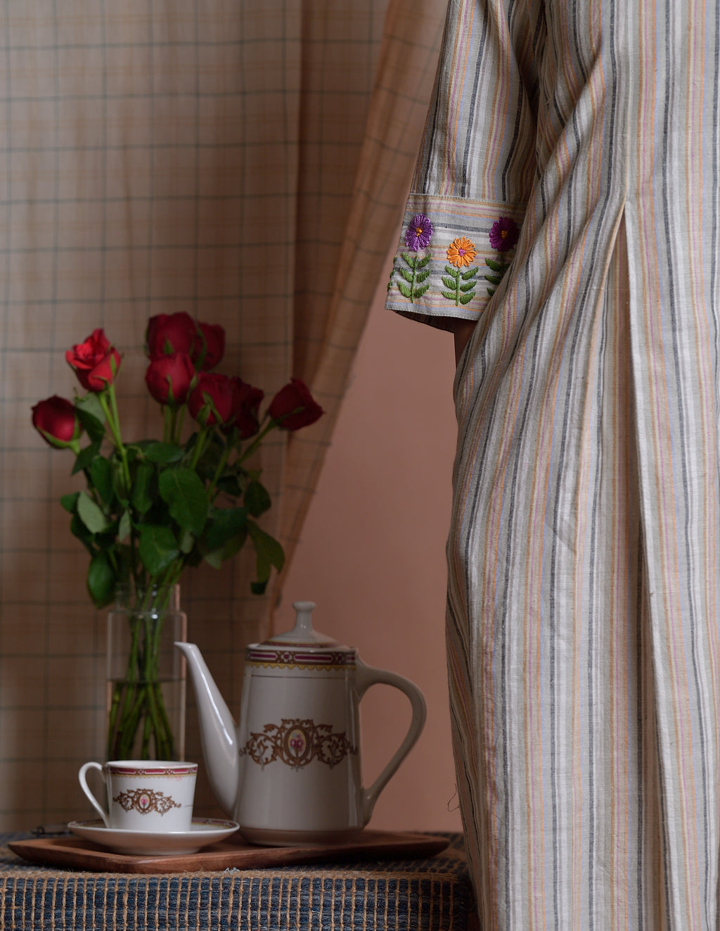 Burst of Charms - Hand embroidered dress image 6