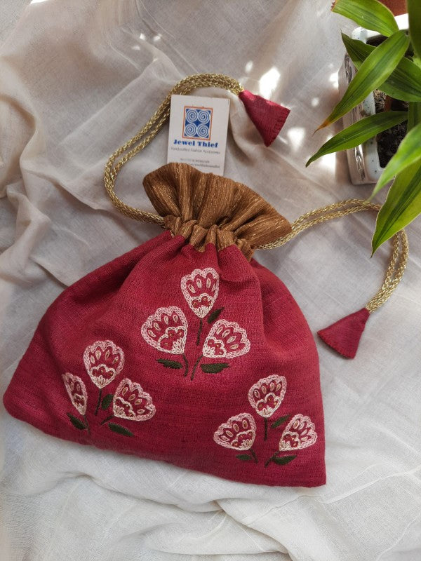 Fuschia - raw silk image 0