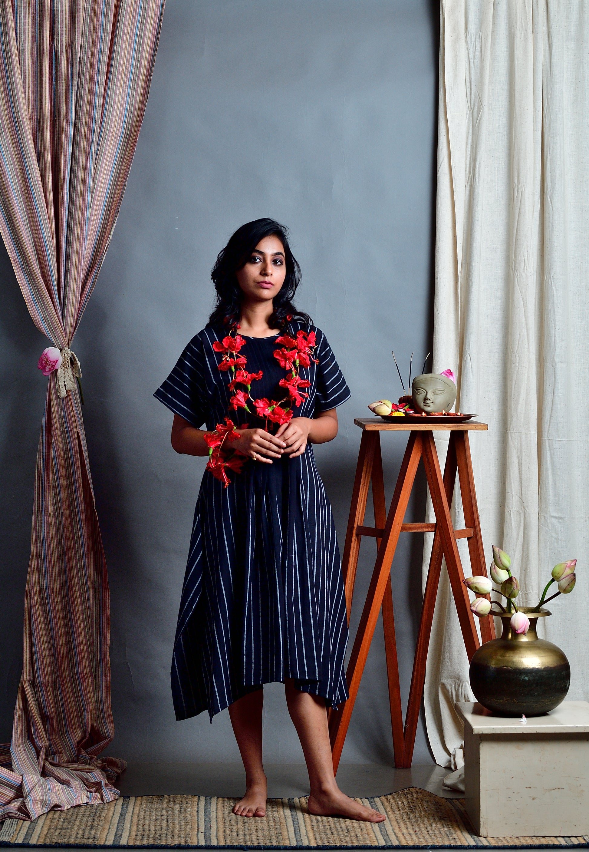 Aadya - handloom cotton dress image 0