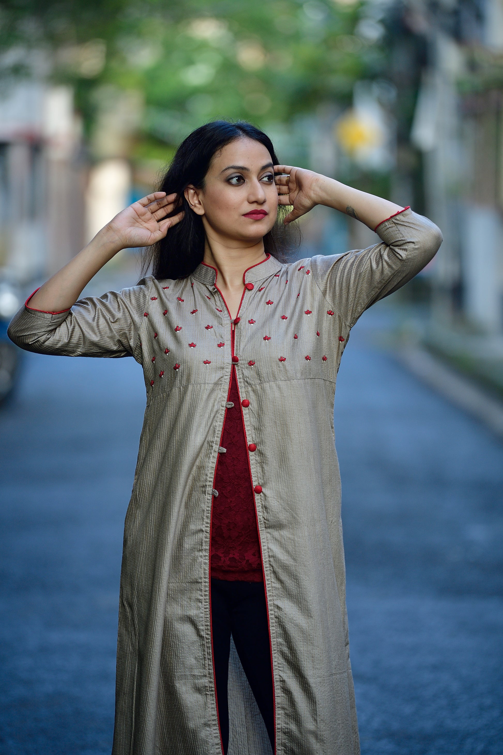 Arth - silk cotton overlay image 5