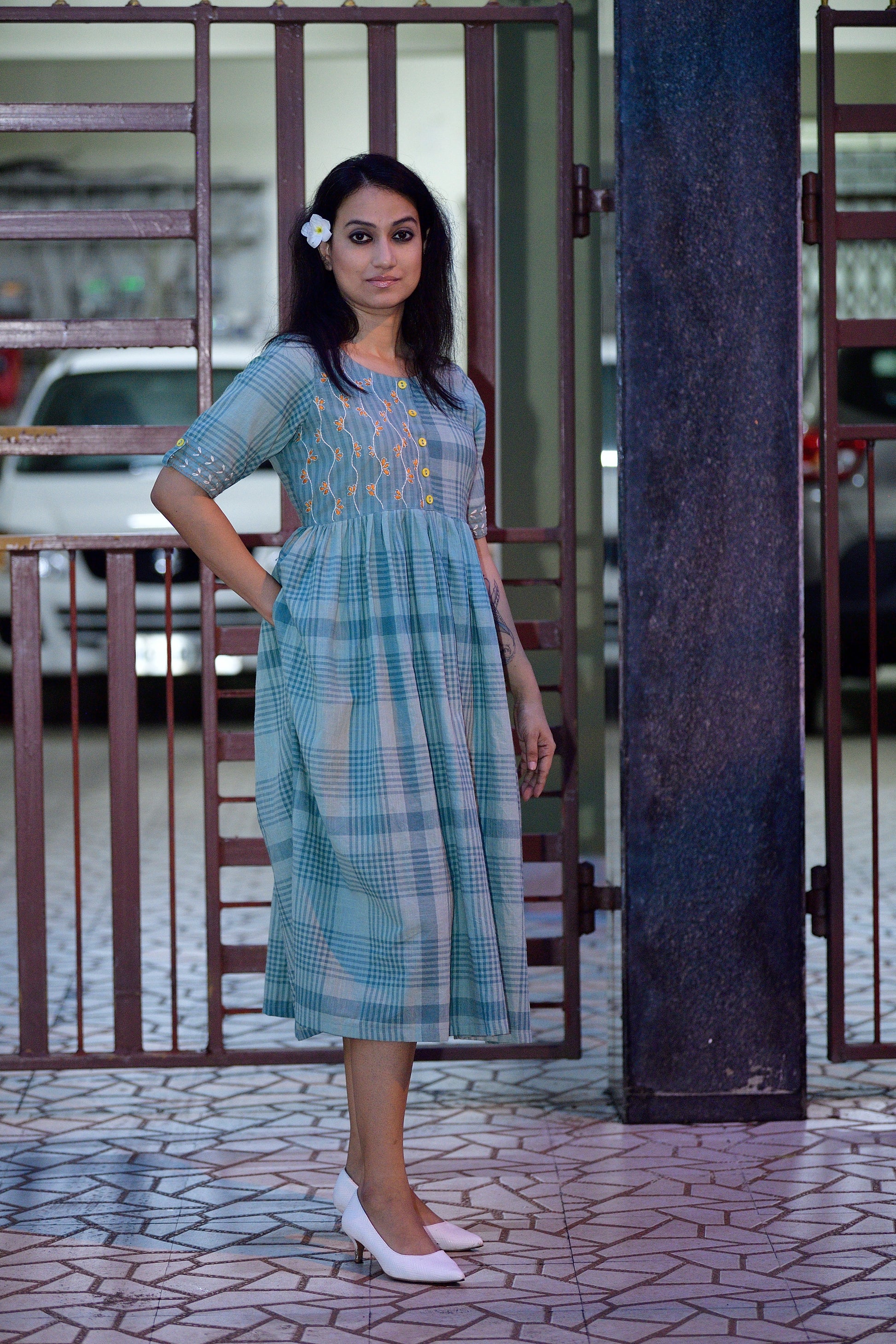 Ashabori - cotton dress image 8