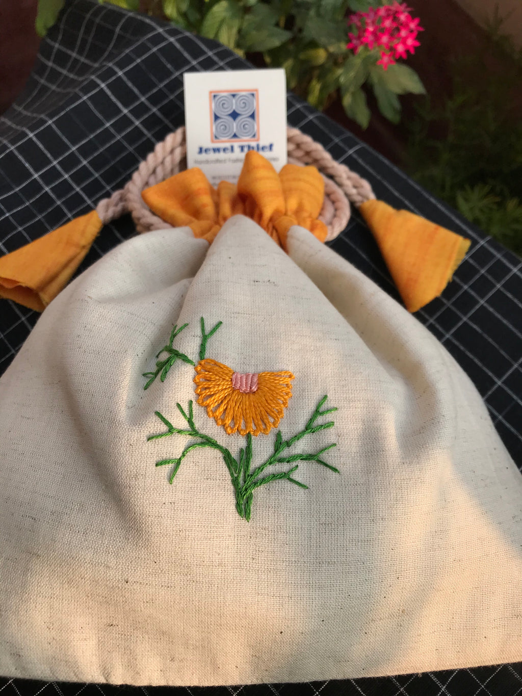Flower power - cotton potli image 2