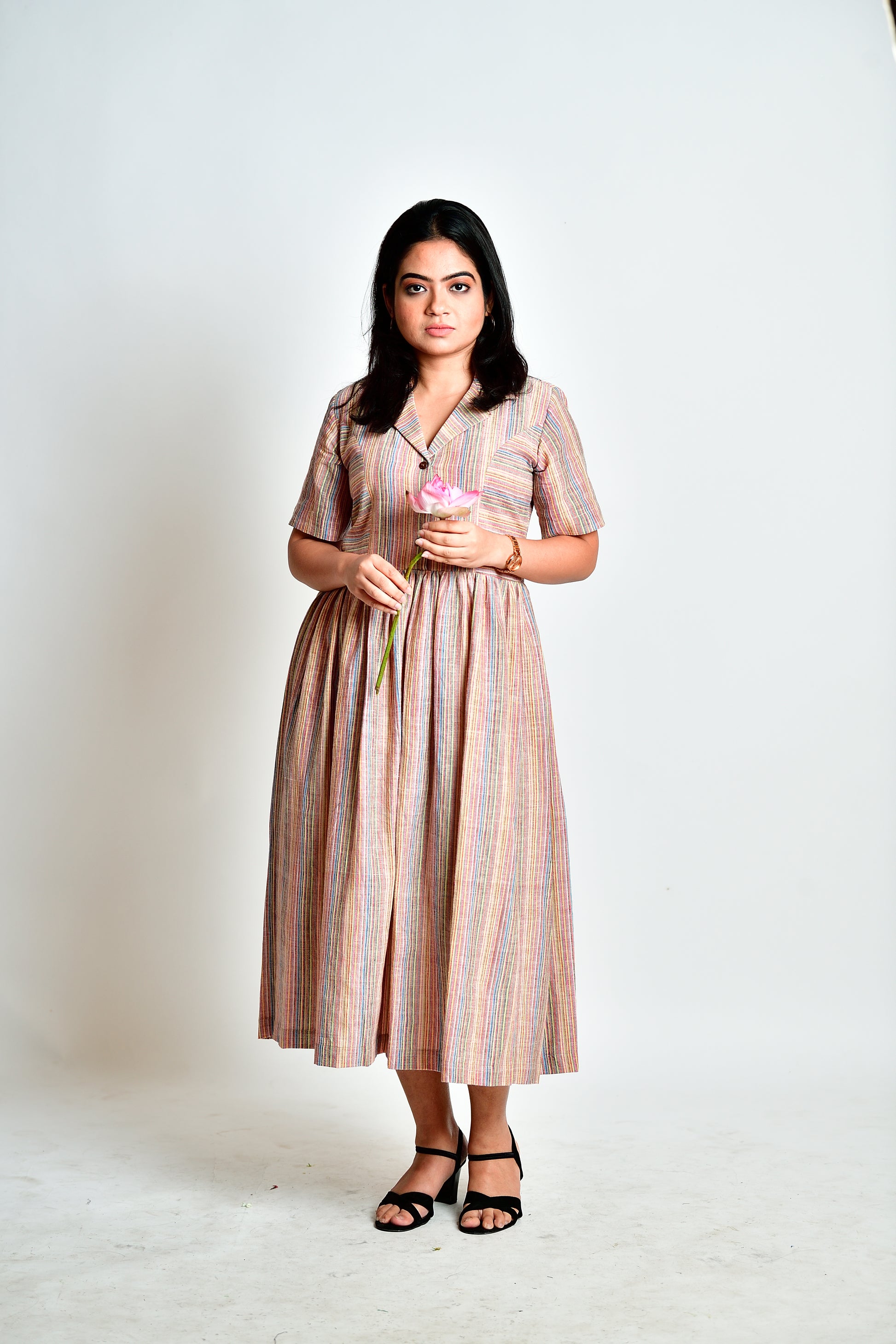 Sadhana - handloom cotton dress image 0