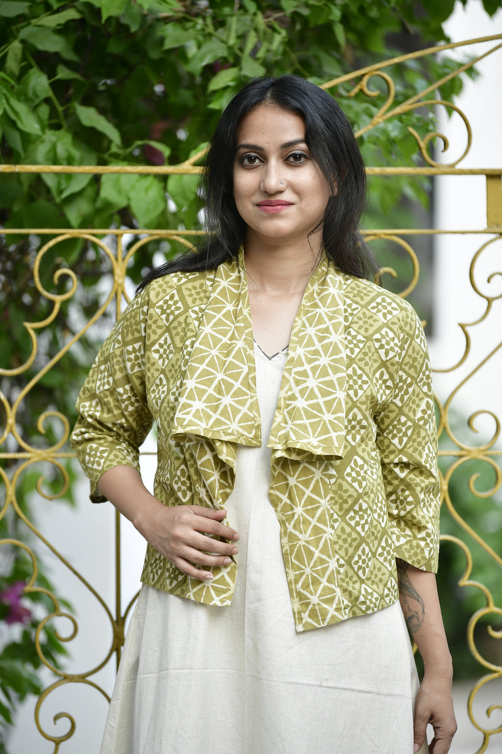 Mrittika - cotton shrug image 1