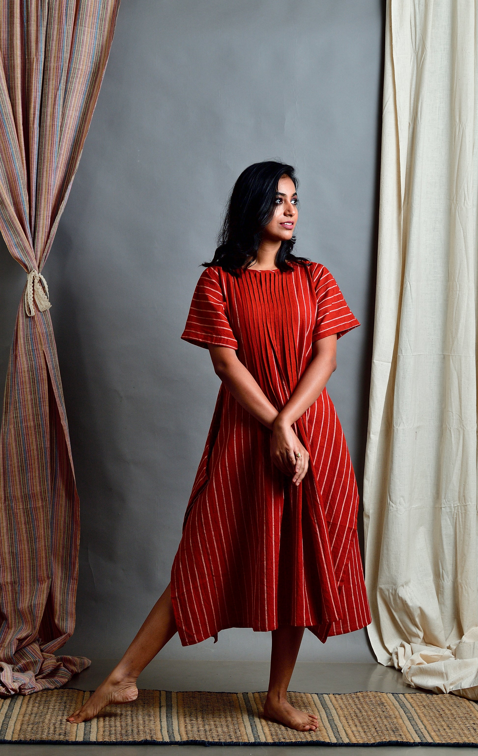 Kalyani - handloom cotton dress image 4