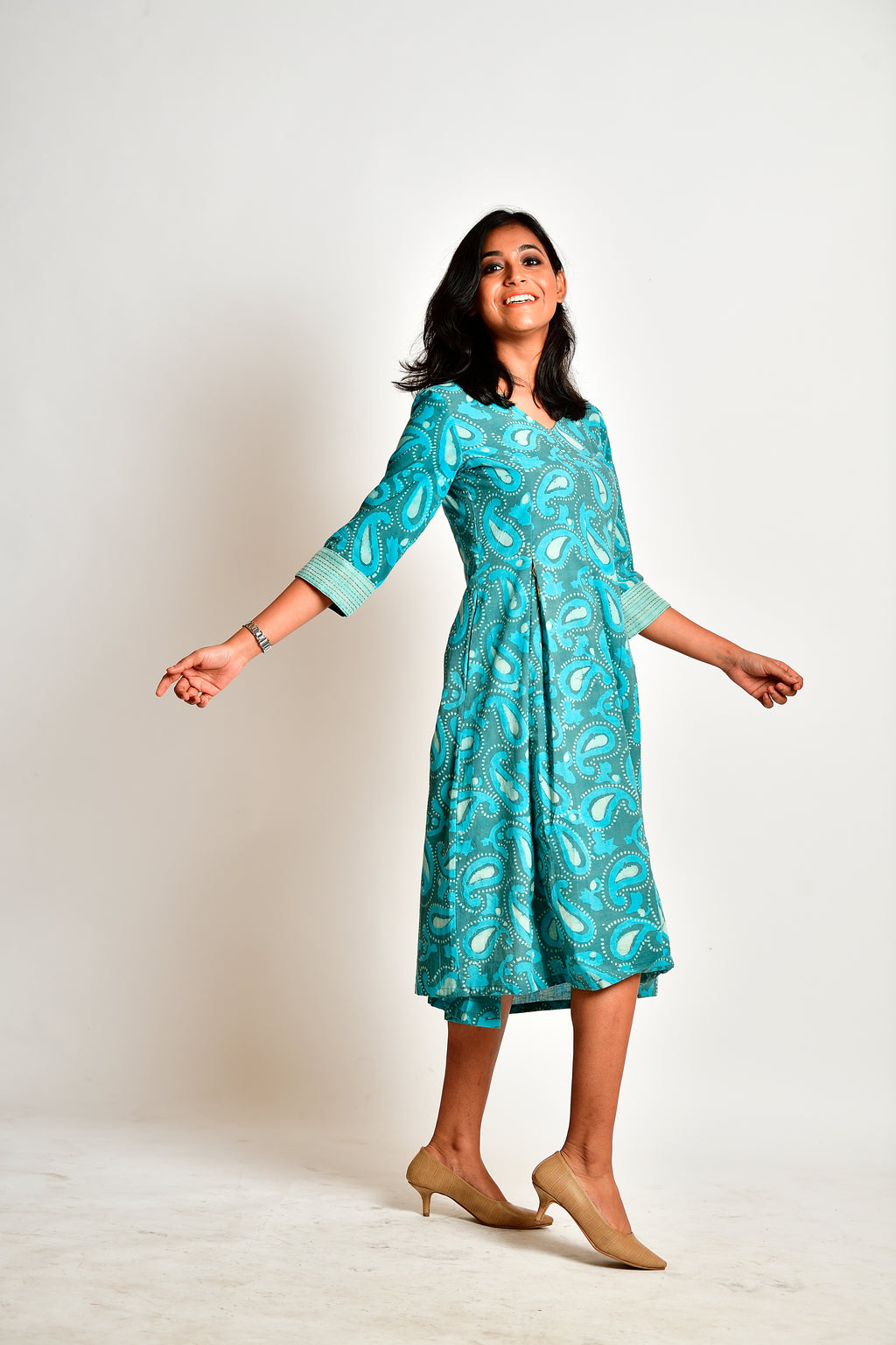 Barkha - Handblock printed dress image 4