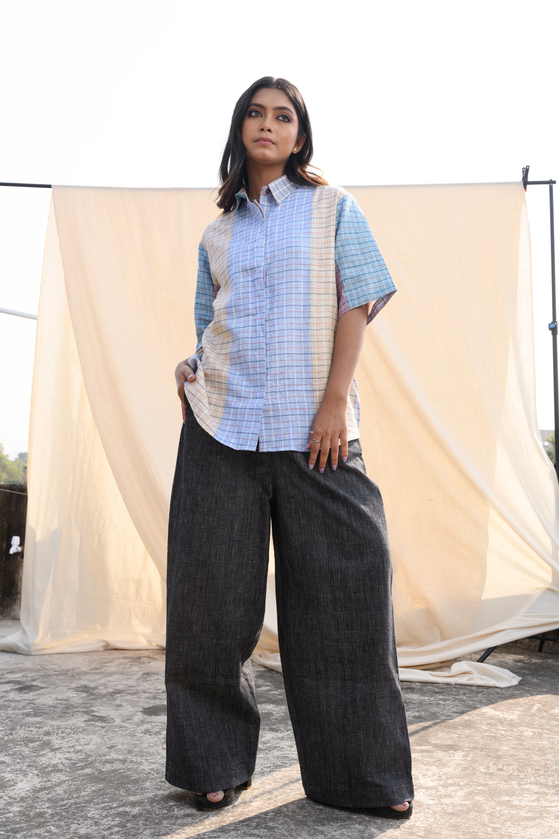 Linen Dew Drift - Pure Linen Shirt