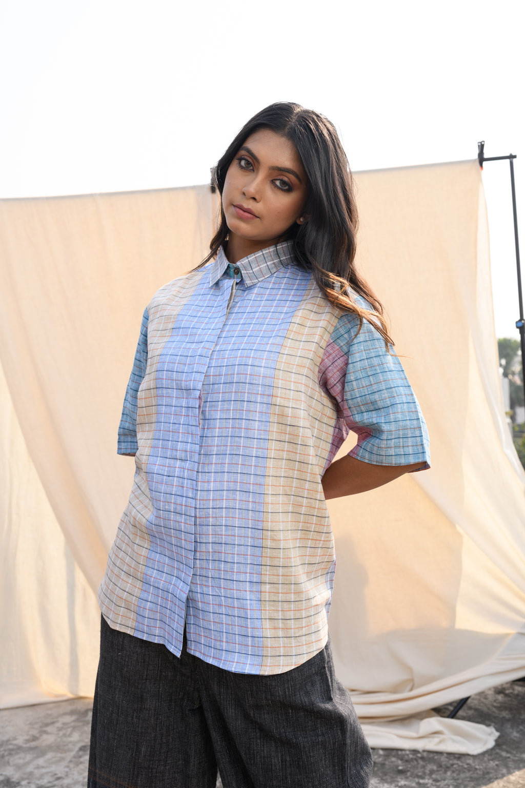 Linen Dew Drift - Pure Linen Shirt