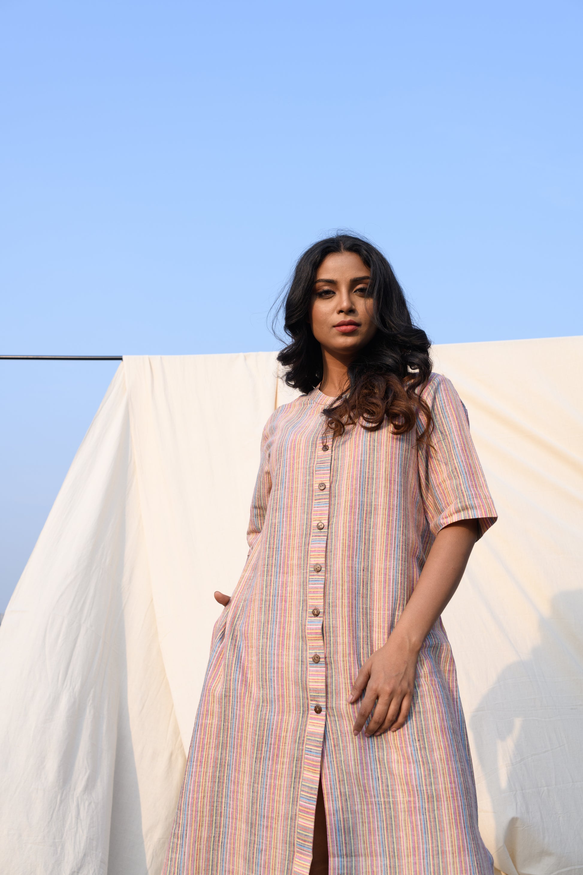 Meadowlight - Handloom handloom dress