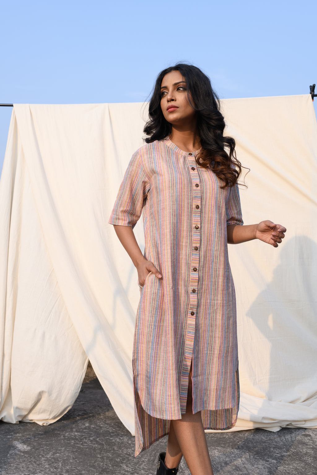 Meadowlight - Handloom handloom dress