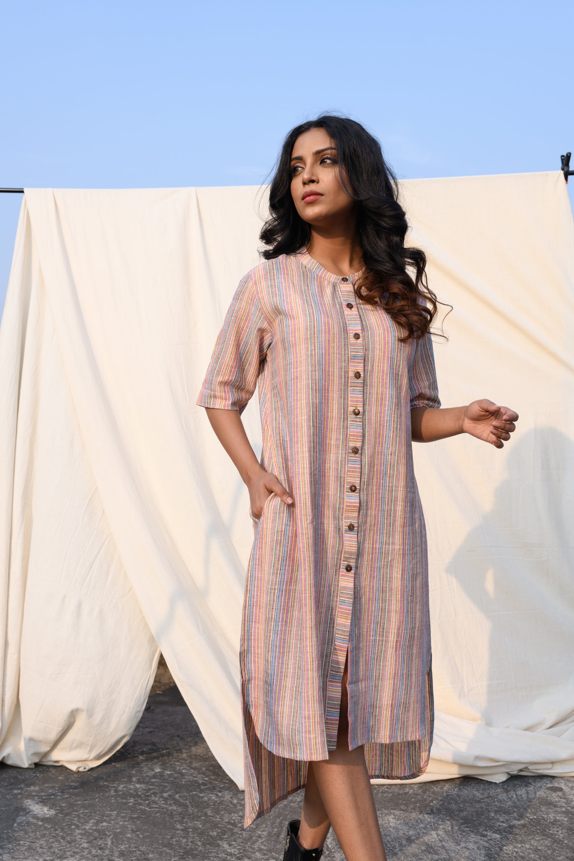 Meadowlight - Handloom handloom dress