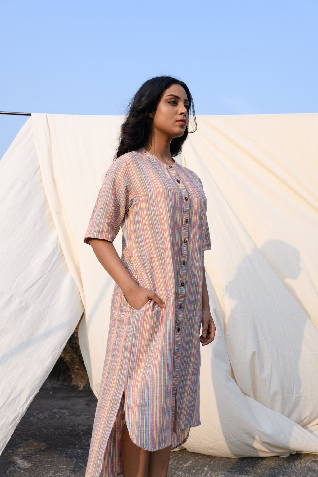 Meadowlight - Handloom handloom dress