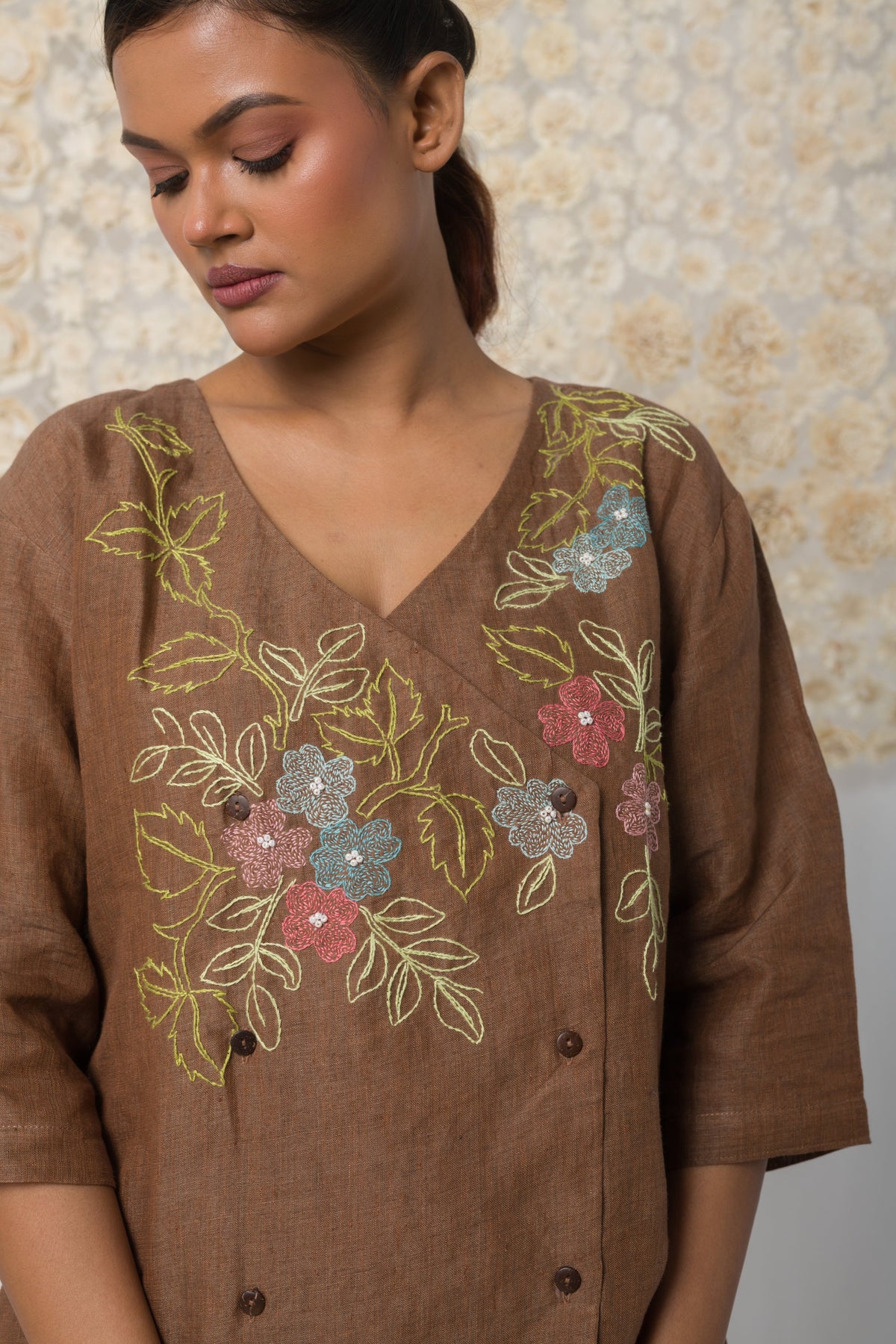 Embrace  - Handwoven Linen Top