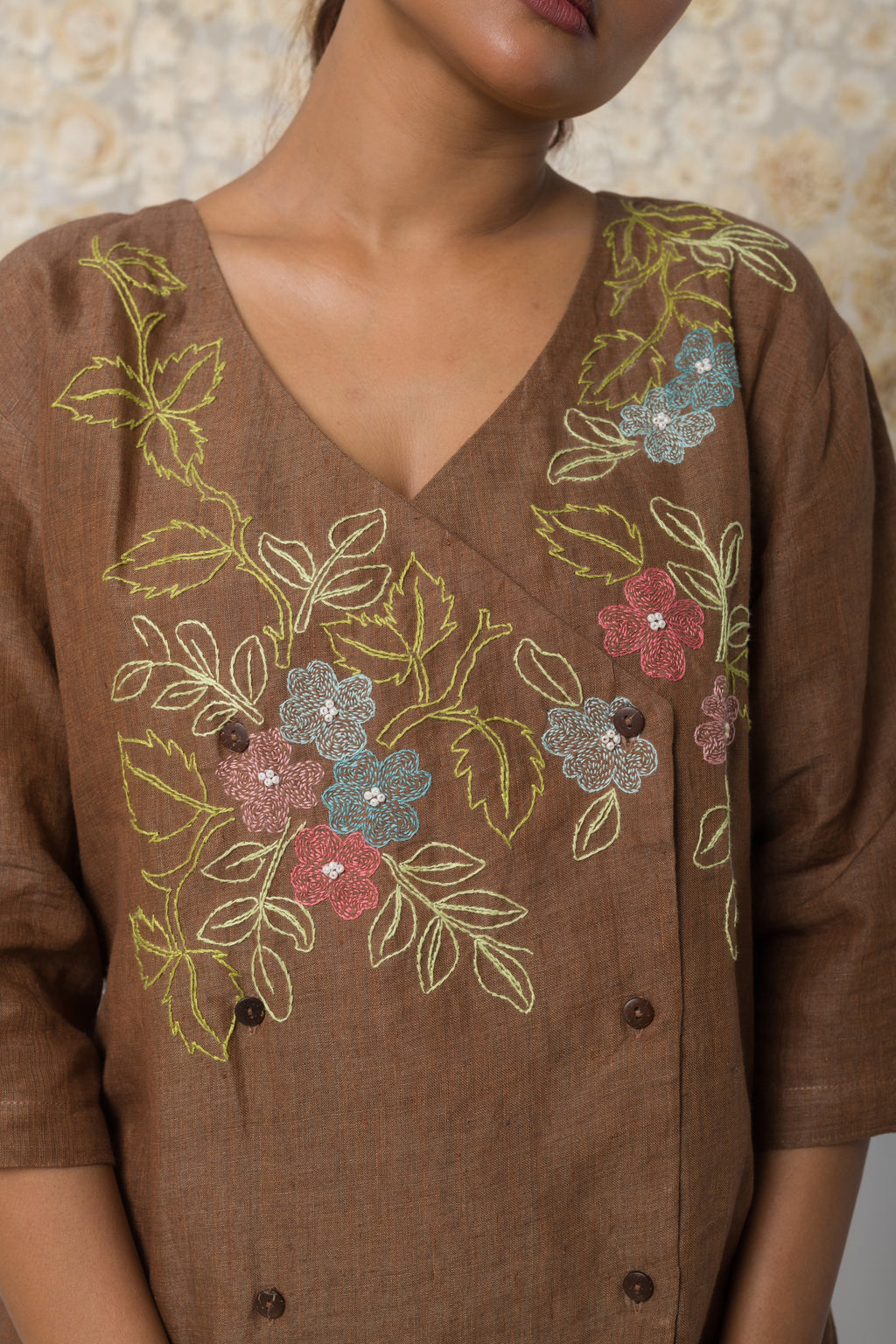 Embrace  - Handwoven Linen Top