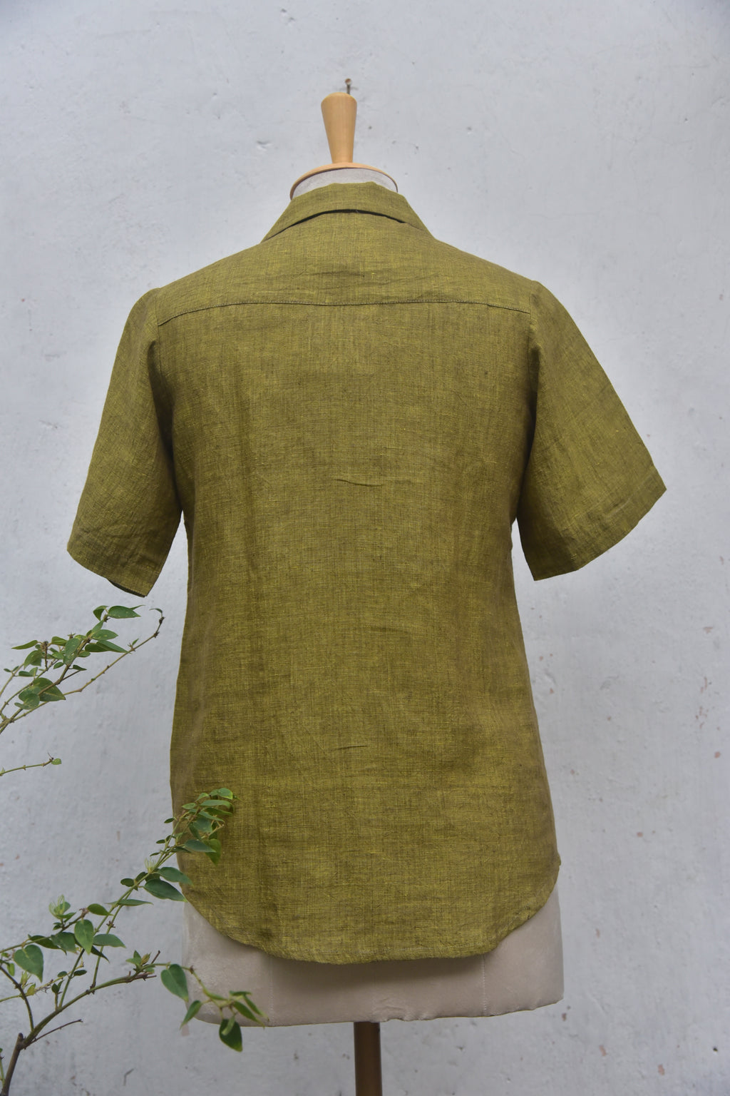 Frangipani - Handwoven Linen shirt