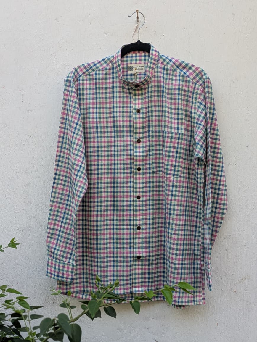 Multicolour checks full sleeves shirt