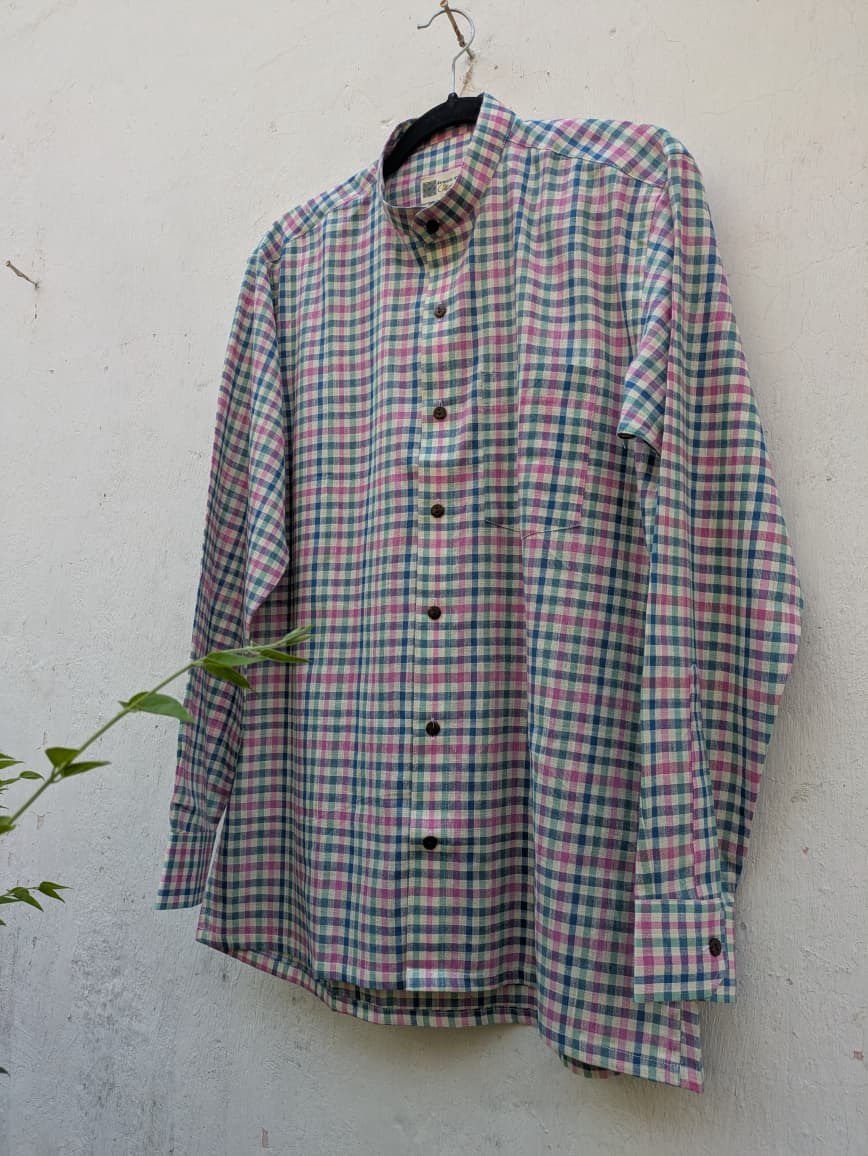 Multicolour checks full sleeves shirt