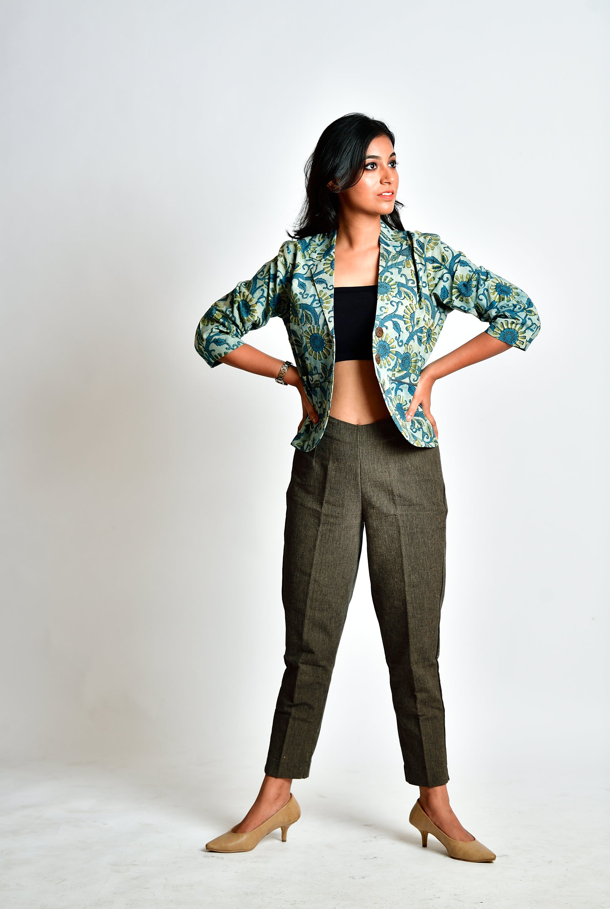 Aaronyak - cotton blazer - sunflower image 7