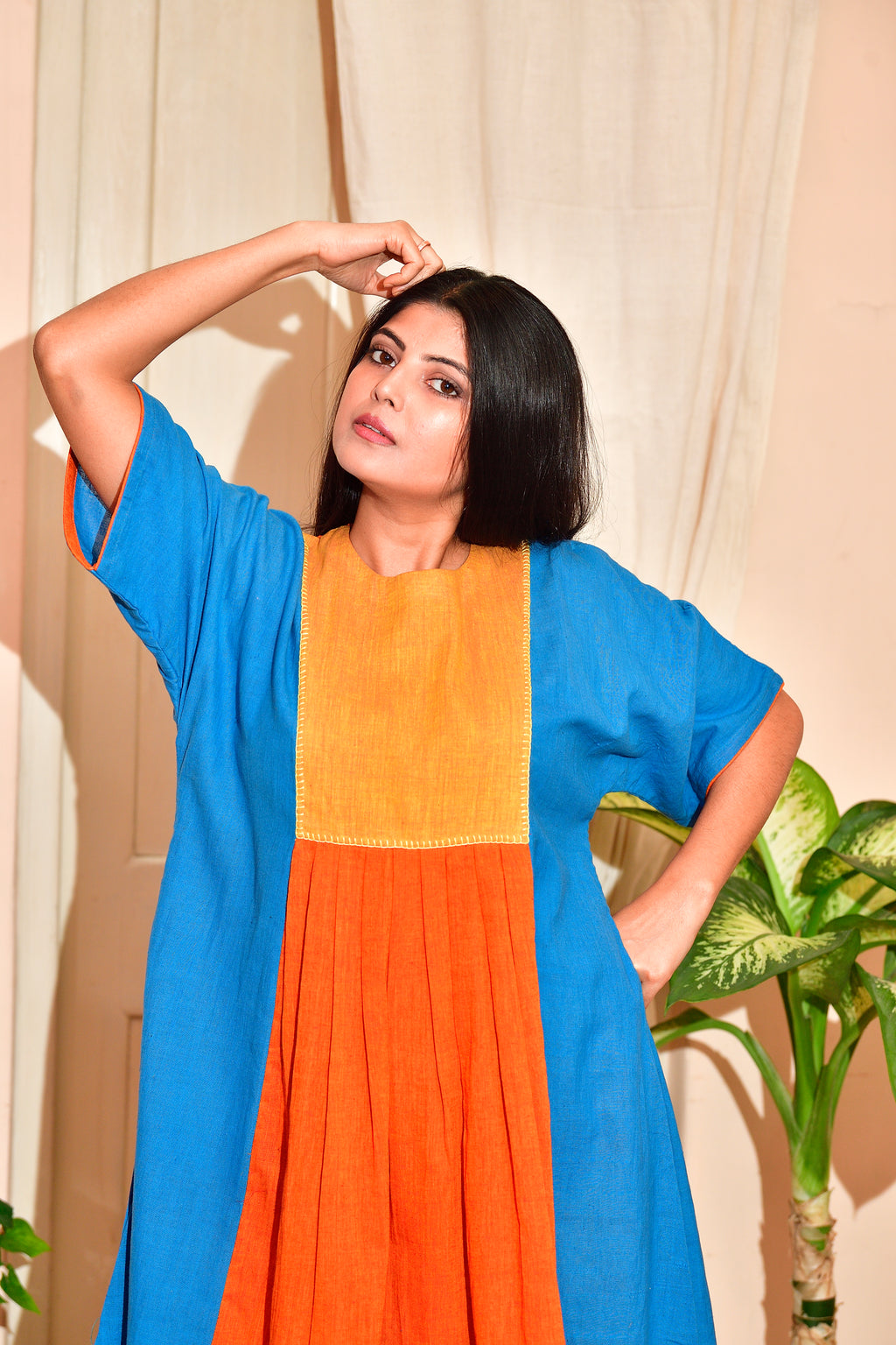 Rasna - Handloom cotton dress image 2