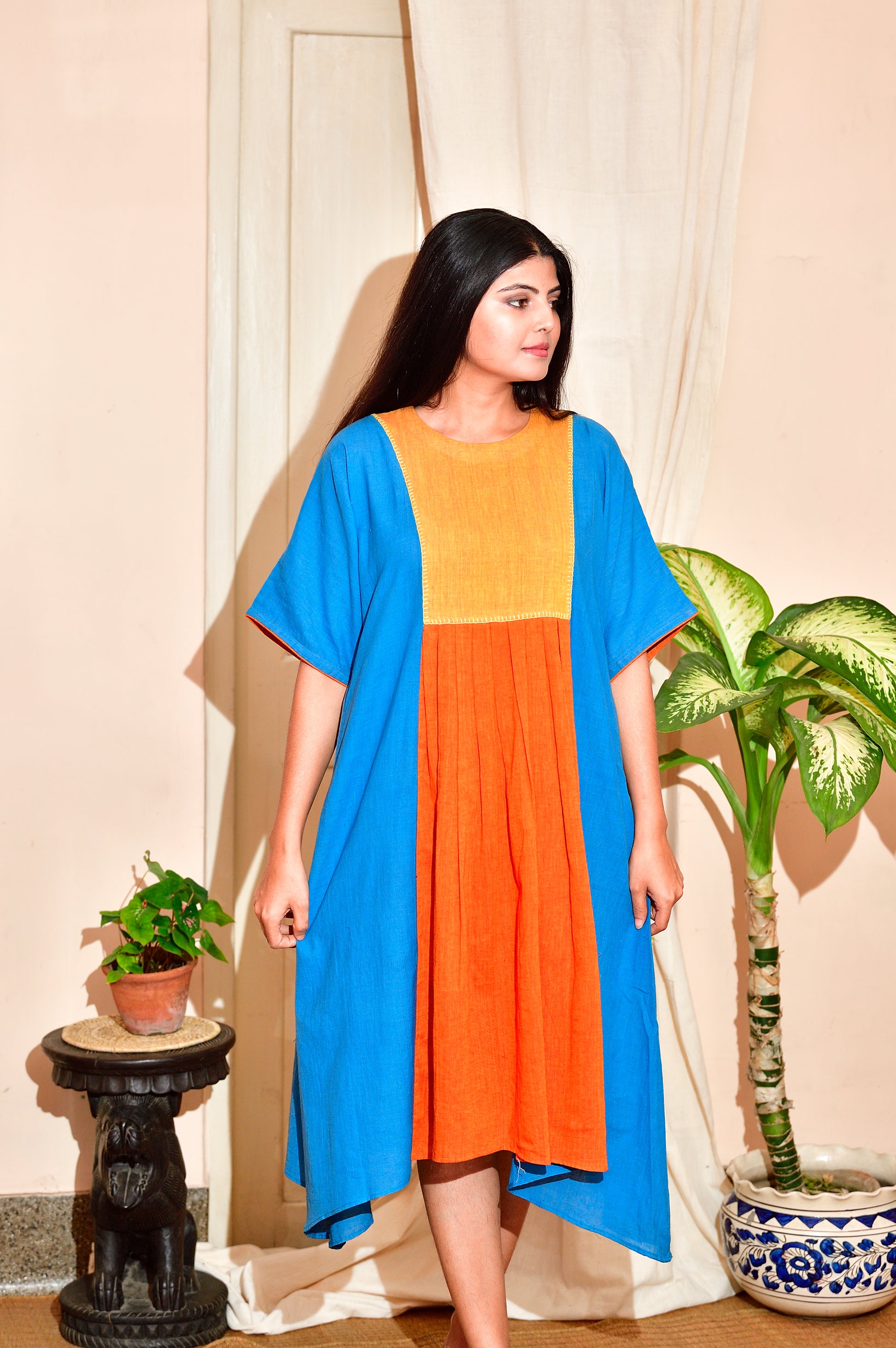 Rasna - Handloom cotton dress image 6